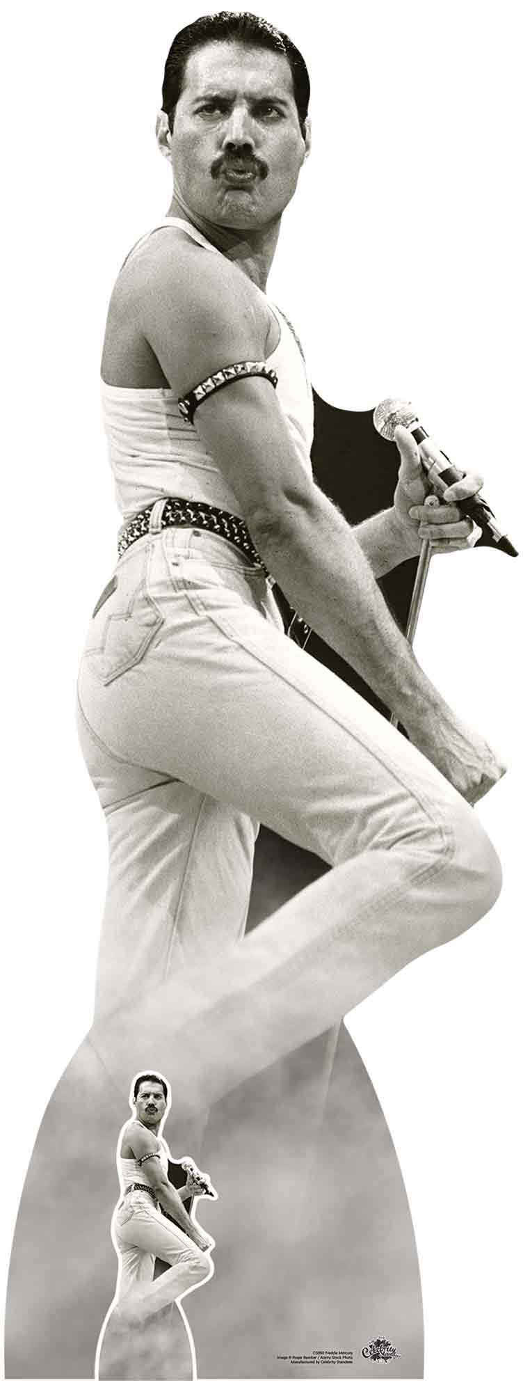 empireposter Dekofigur »Freddie Mercury - 1985 - Live Aid - Pappaufsteller in Lebensgrösse 67x179 cm«