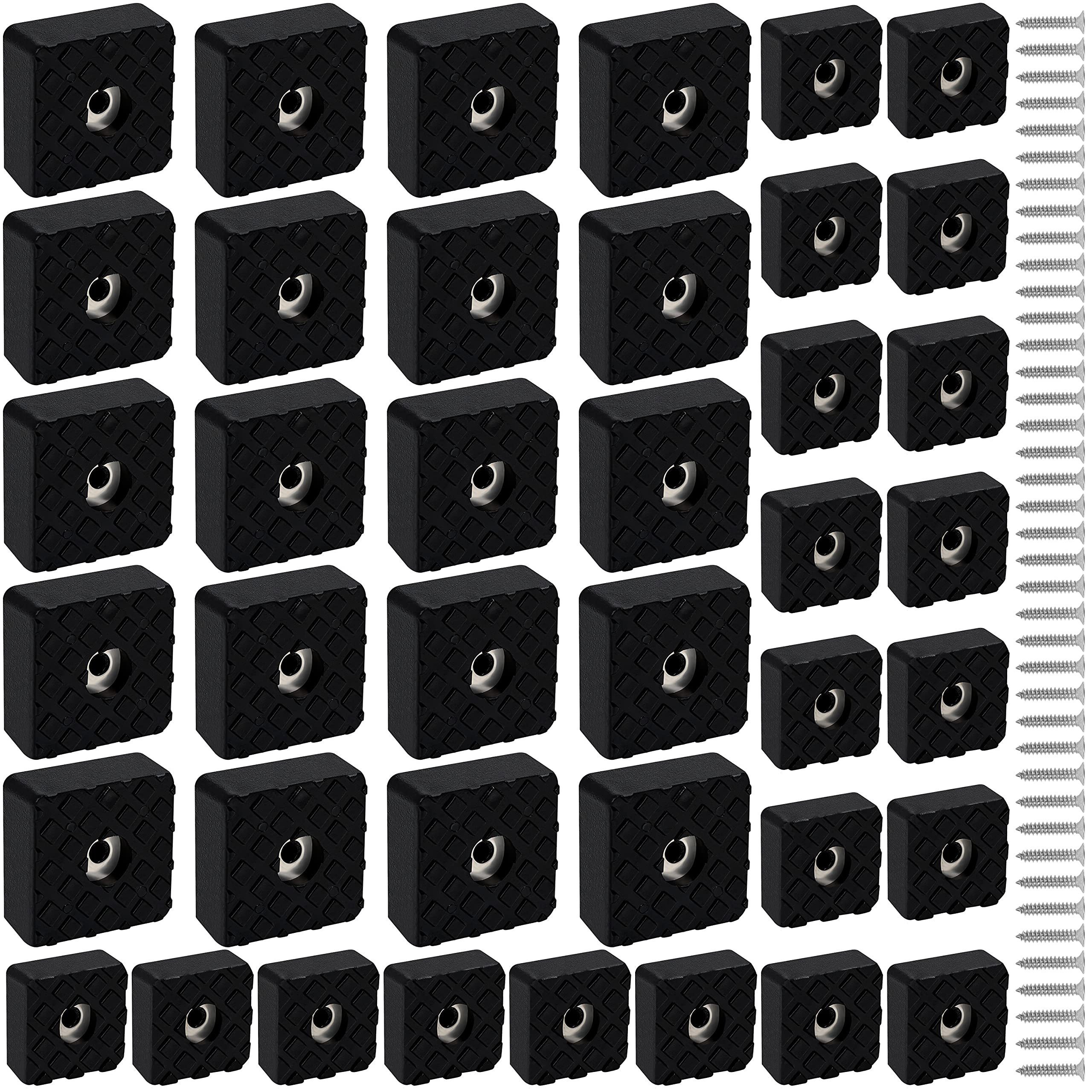Belle Vous Möbelfuß Anti-Rutsch Möbelgleiter - 40er Pack, (80-St)