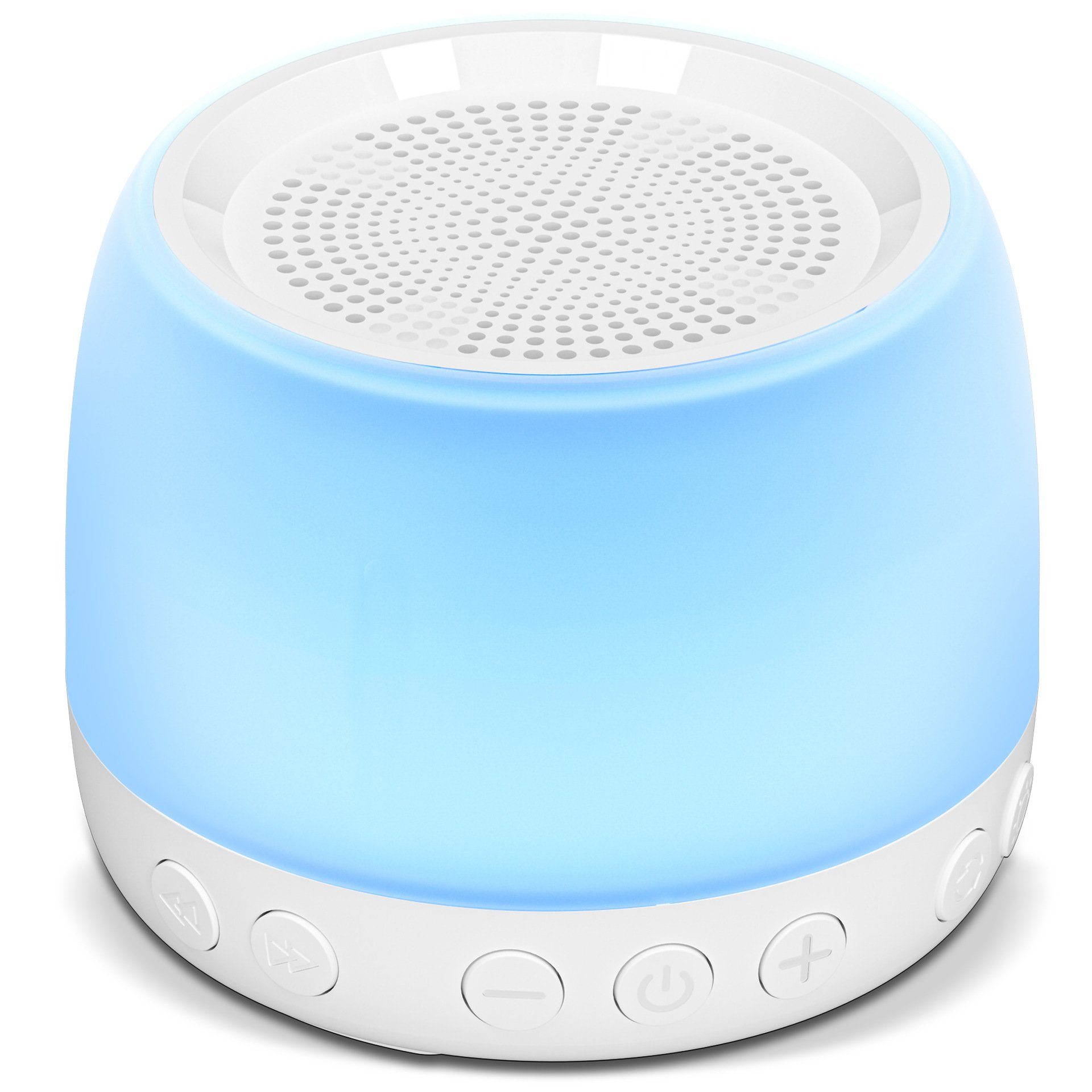 Einschlafhilfe - Machine Lautsprecher (mit Geräusche,Tragbarkeit) 3 XDOVET Schlaftherapie Baby Noise Sound Nachtlicht,Beruhigende White