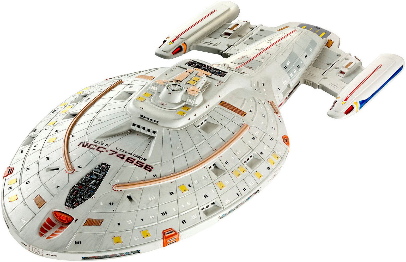 Revell® Modellbausatz U.S.S. Voyager, Star Trek, Maßstab 1:670, Made in Europe
