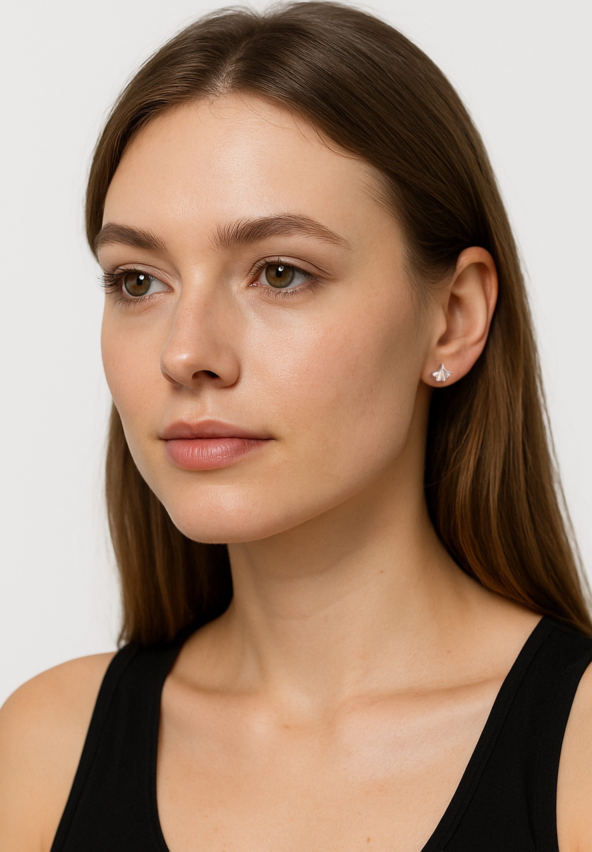 Sofia Milani Paar Ohrstecker Gingko-Blatt, 925 Silber Damen Schmuck - E1275 günstig online kaufen