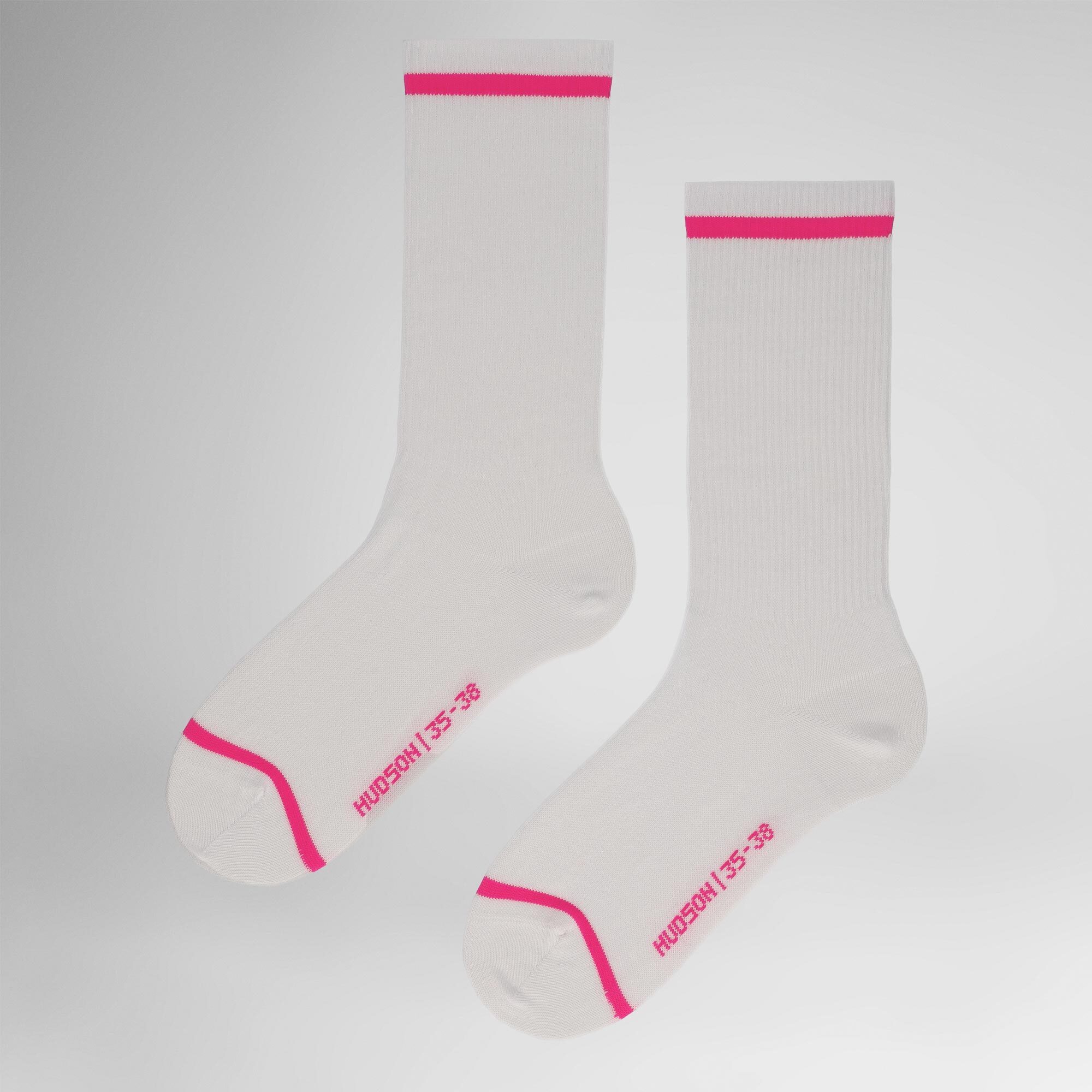 Hudson Basicsocken Fancy Sport (1-Paar) Socken mit Neonstreifen