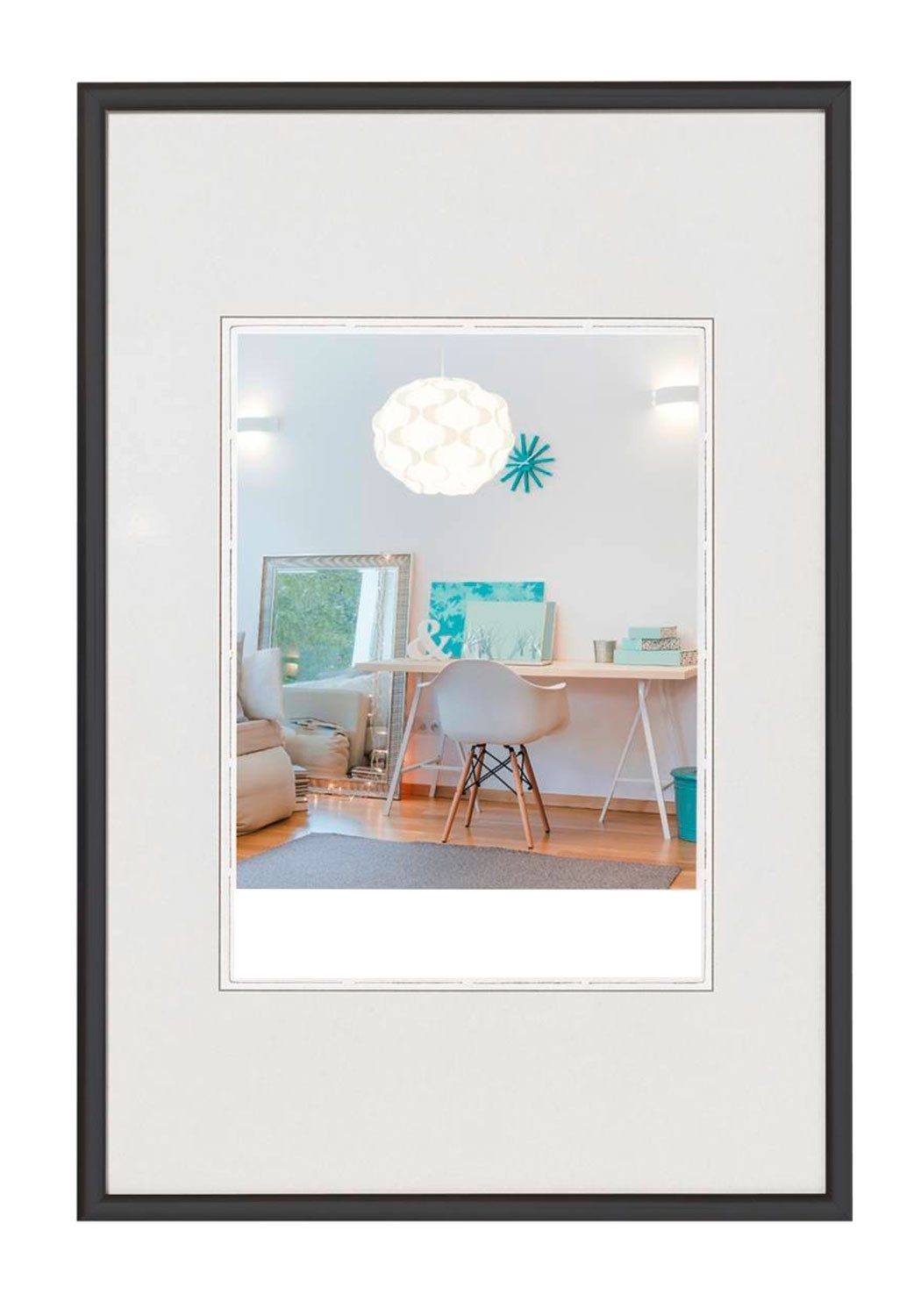 Walther Design Bilderrahmen NEW LIFESTYLE, Schwarz, 7 x 10 cm, 10 x 15 cm, (1 St)