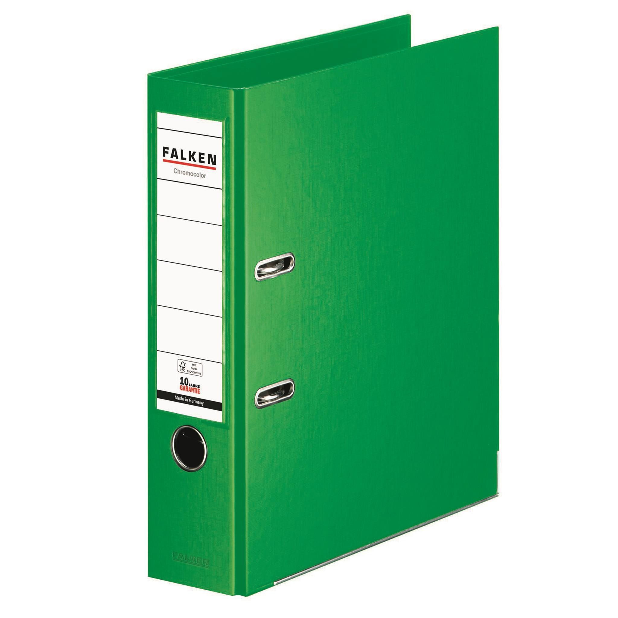 Falken Aktenordner Falken Falken Chromocolor-Voll-PP-Ordner A4, S80, mit Einsteckschild