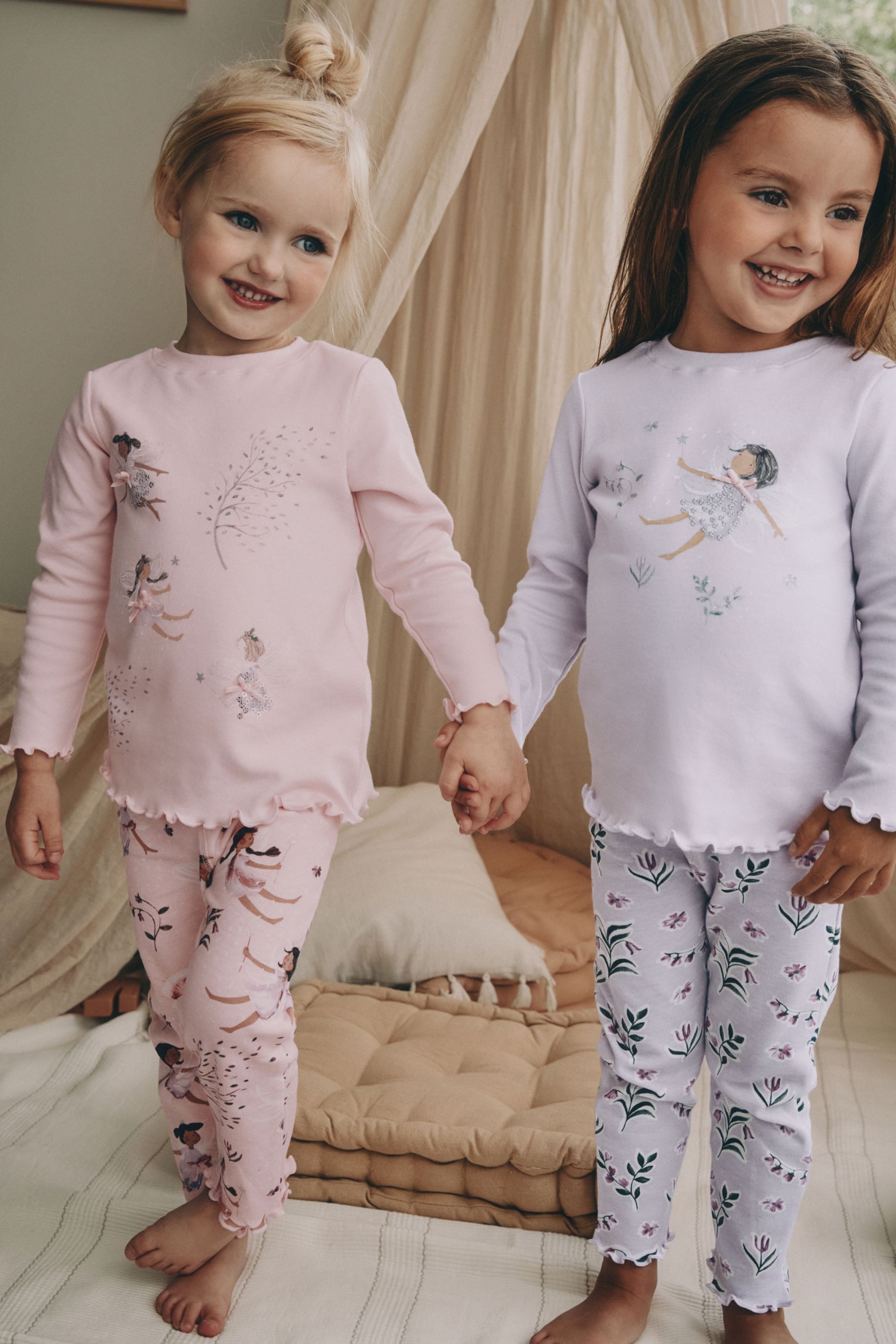 Next Pyjama Kuschelige Schlafanzüge, 2er-Pack (4 tlg)