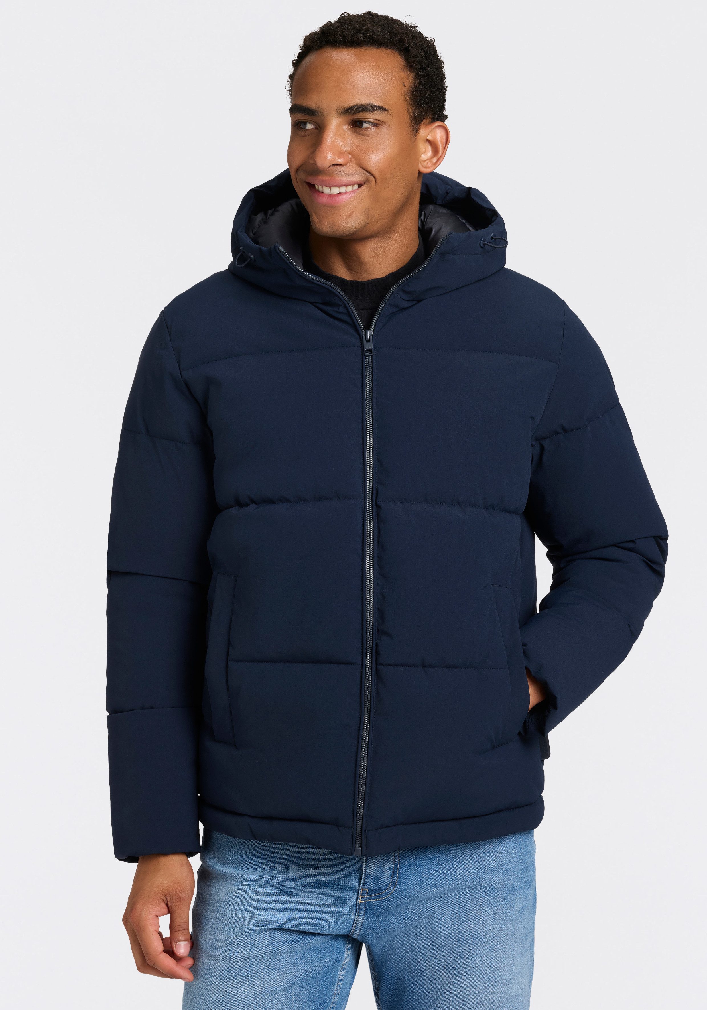 Jack & Jones Steppjacke JJNEPTUNE PUFFER JACKET Kunstfaser, Steppware, Kapuze, regular fit