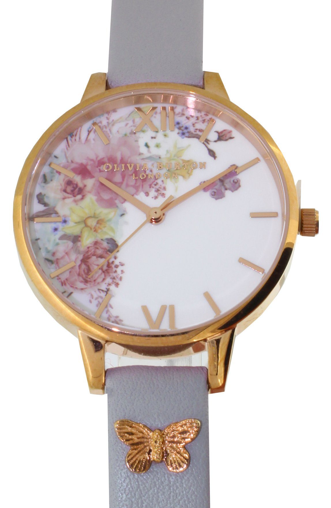 OLIVIA BURTON Quarzuhr OB16EG129 OLIVIA BURTON Enchanted Garden Gold Grey