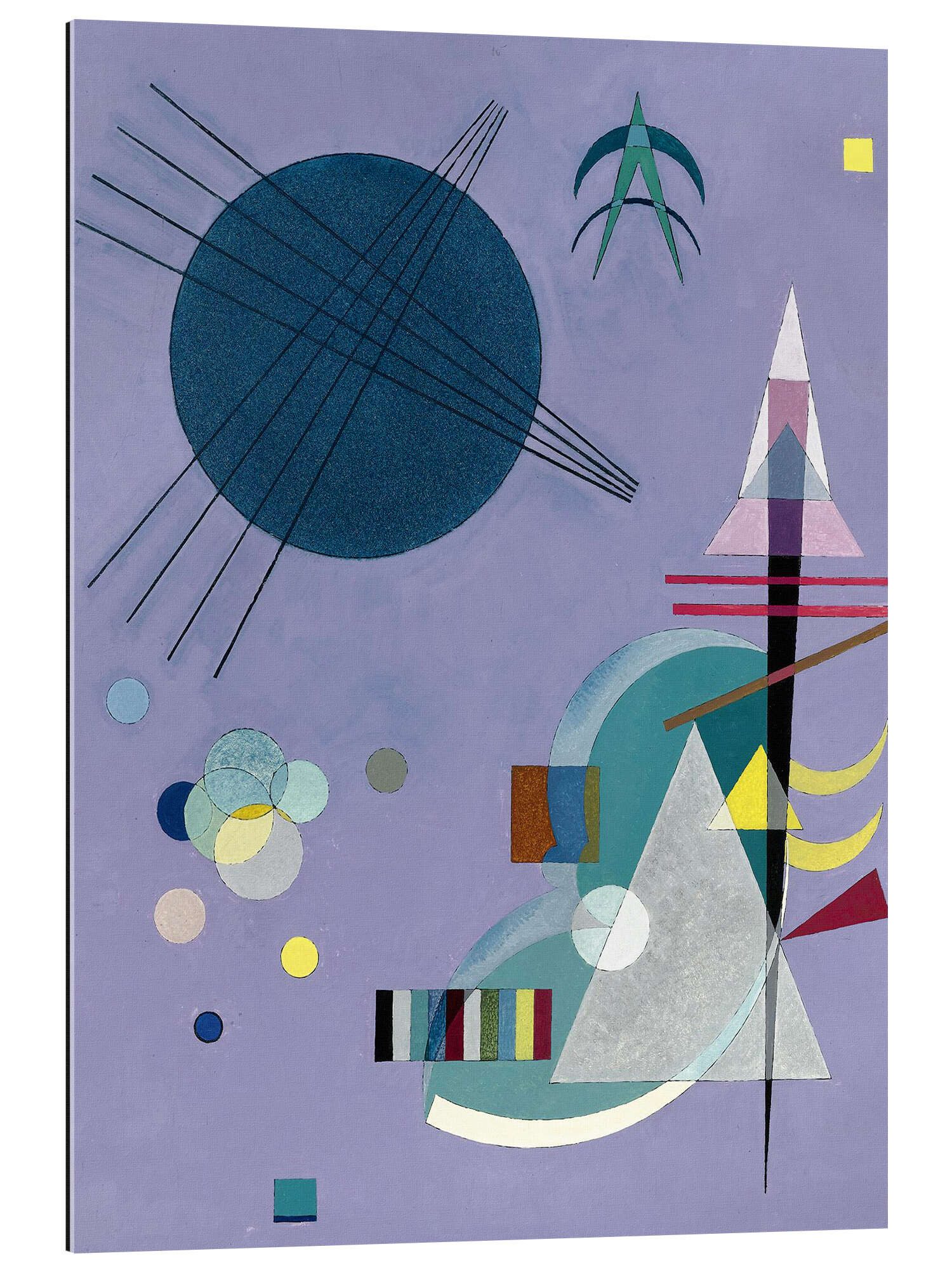 Posterlounge XXL-Wandbild Wassily Kandinsky, Violett Grün, Malerei