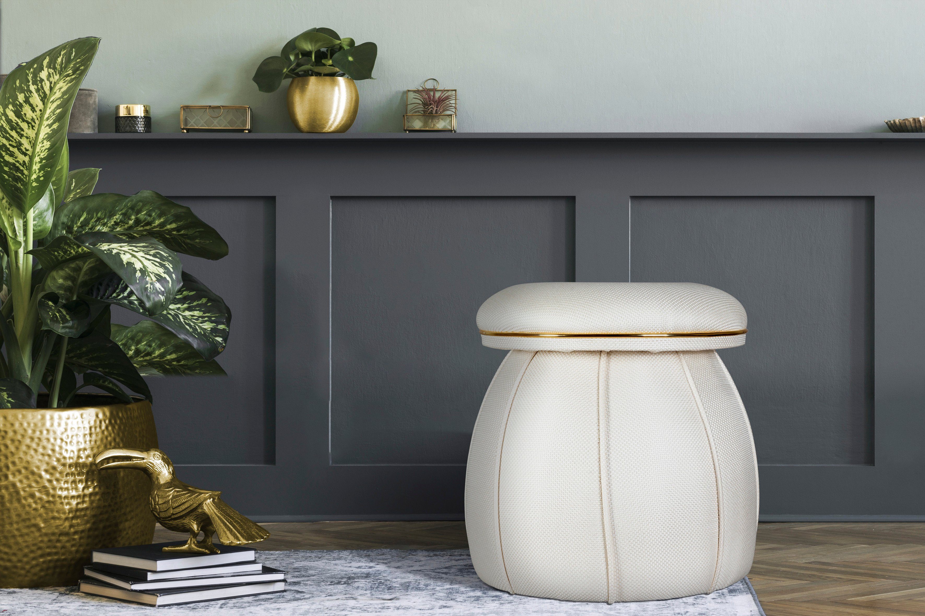 Kayoom Sitzhocker Hocker Corin,extravagante Form,stilvolle Farben,elegant günstig online kaufen