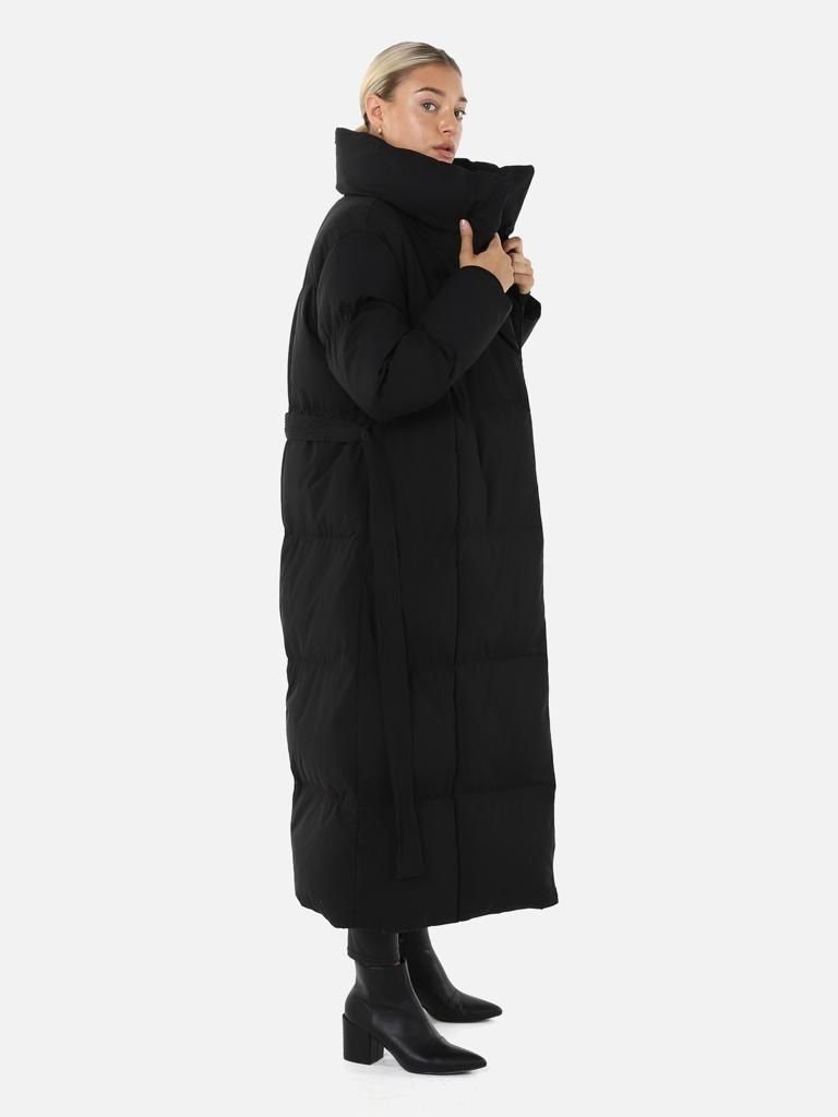 Copperose Winterjacke Oversize Winterparka Steppmantel Parka mit Gürtel Tai günstig online kaufen