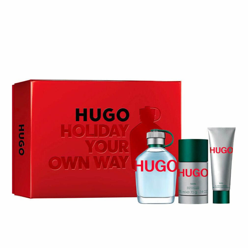 BOSS Duft-Set Hugo Man Eau De Toilette Spray 125ml Christmas Set