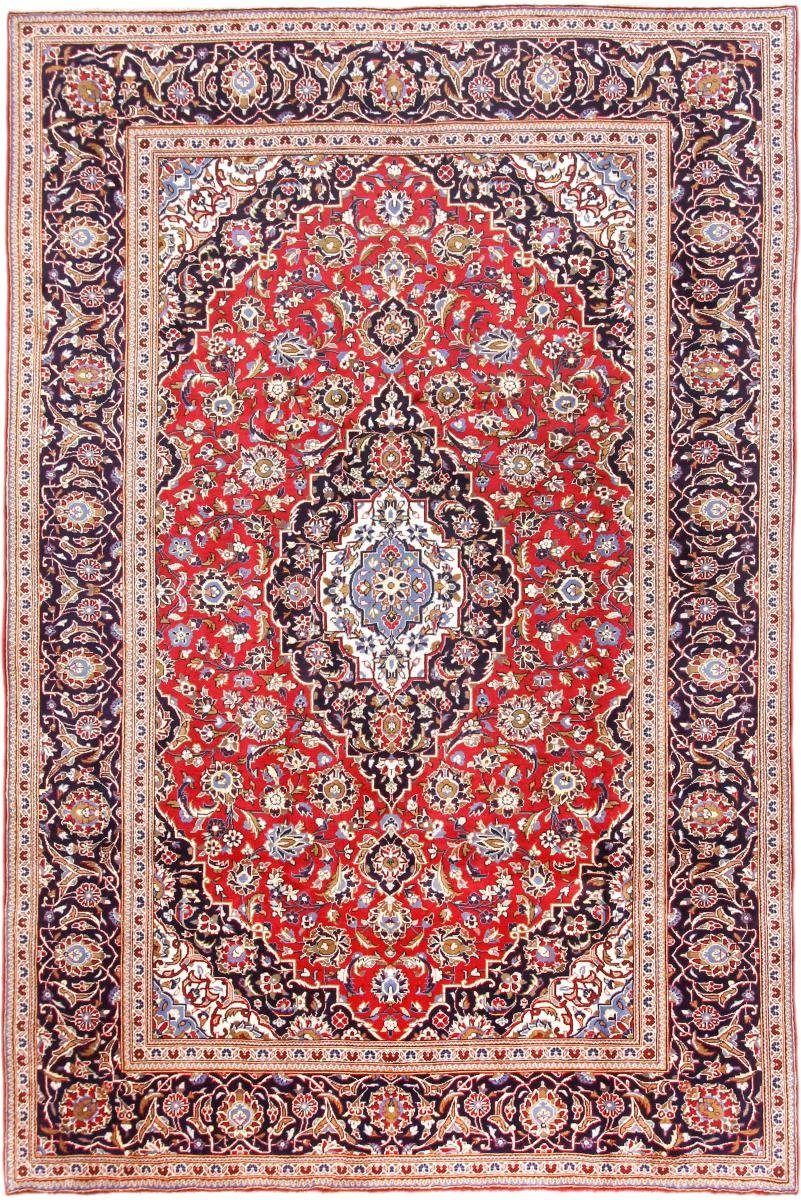 Keshan Trading, Nain / 199x293 Perserteppich, Handgeknüpfter mm rechteckig, Orientteppich Höhe: Orientteppich 12