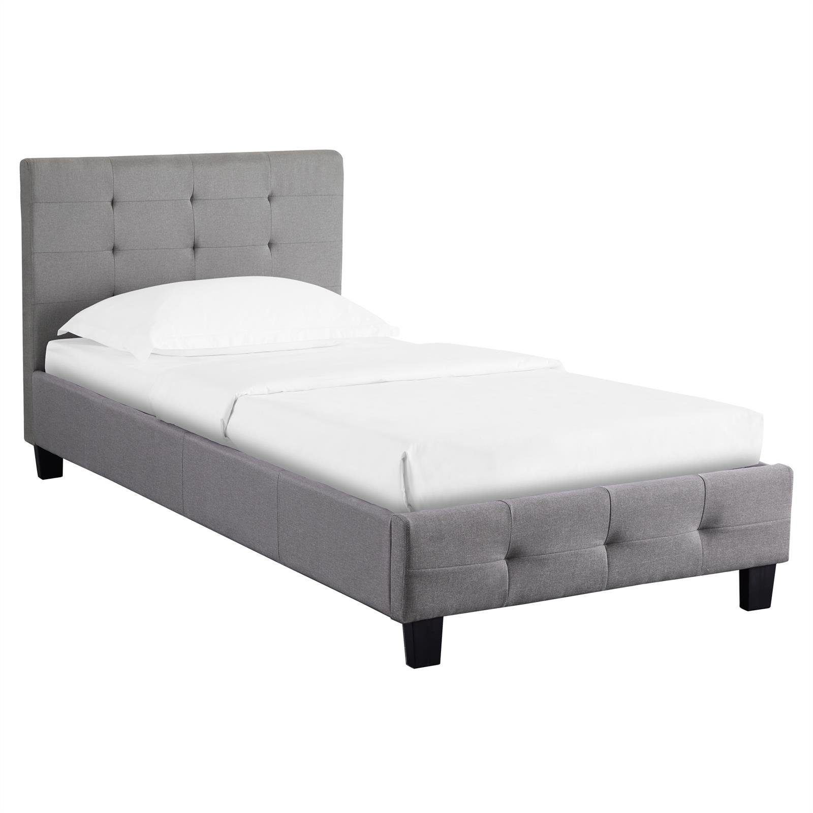 CARO-Möbel Polsterbett OHIO, Einzelbett 90x200 cm günstig online kaufen