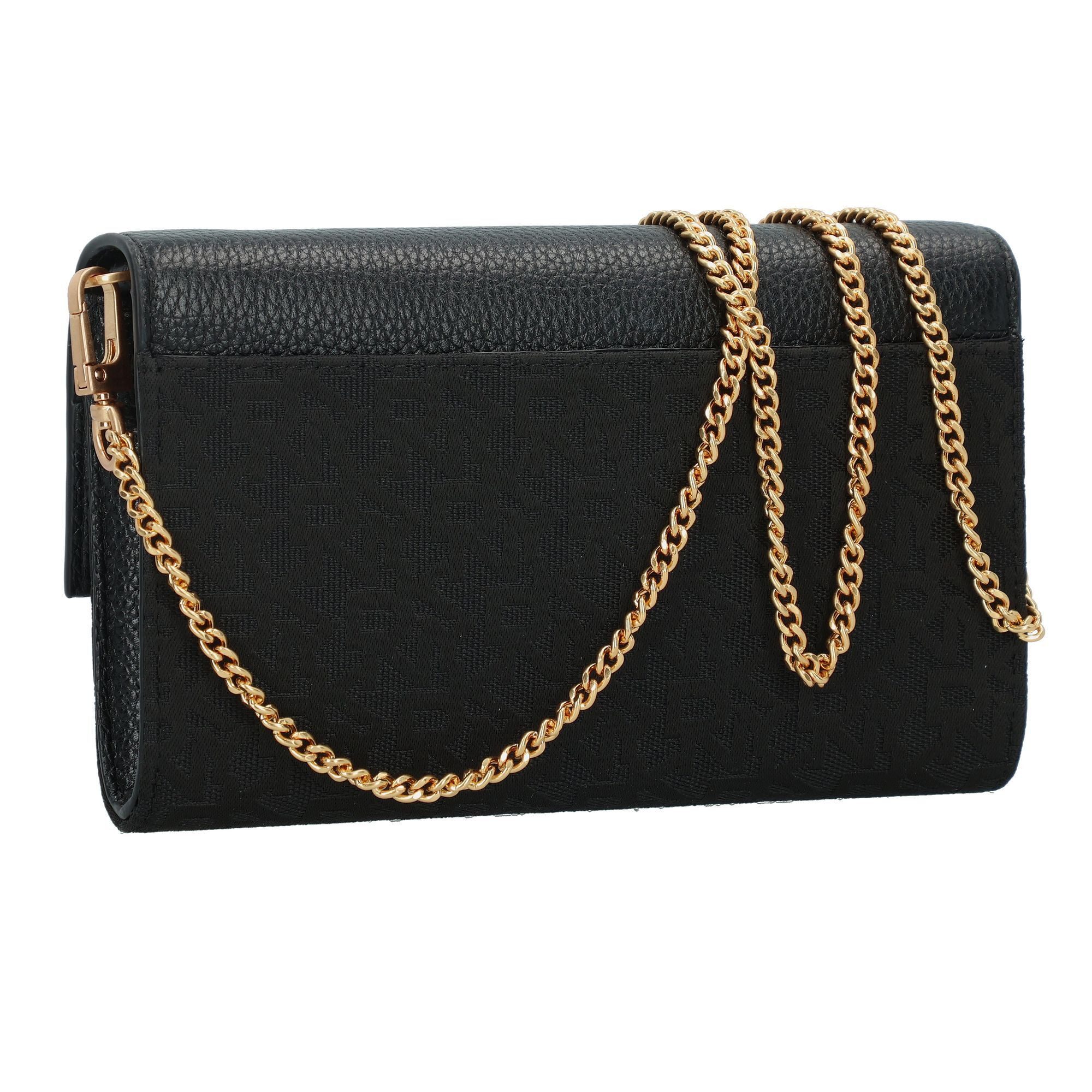 DKNY Clutch Rosa, Leder