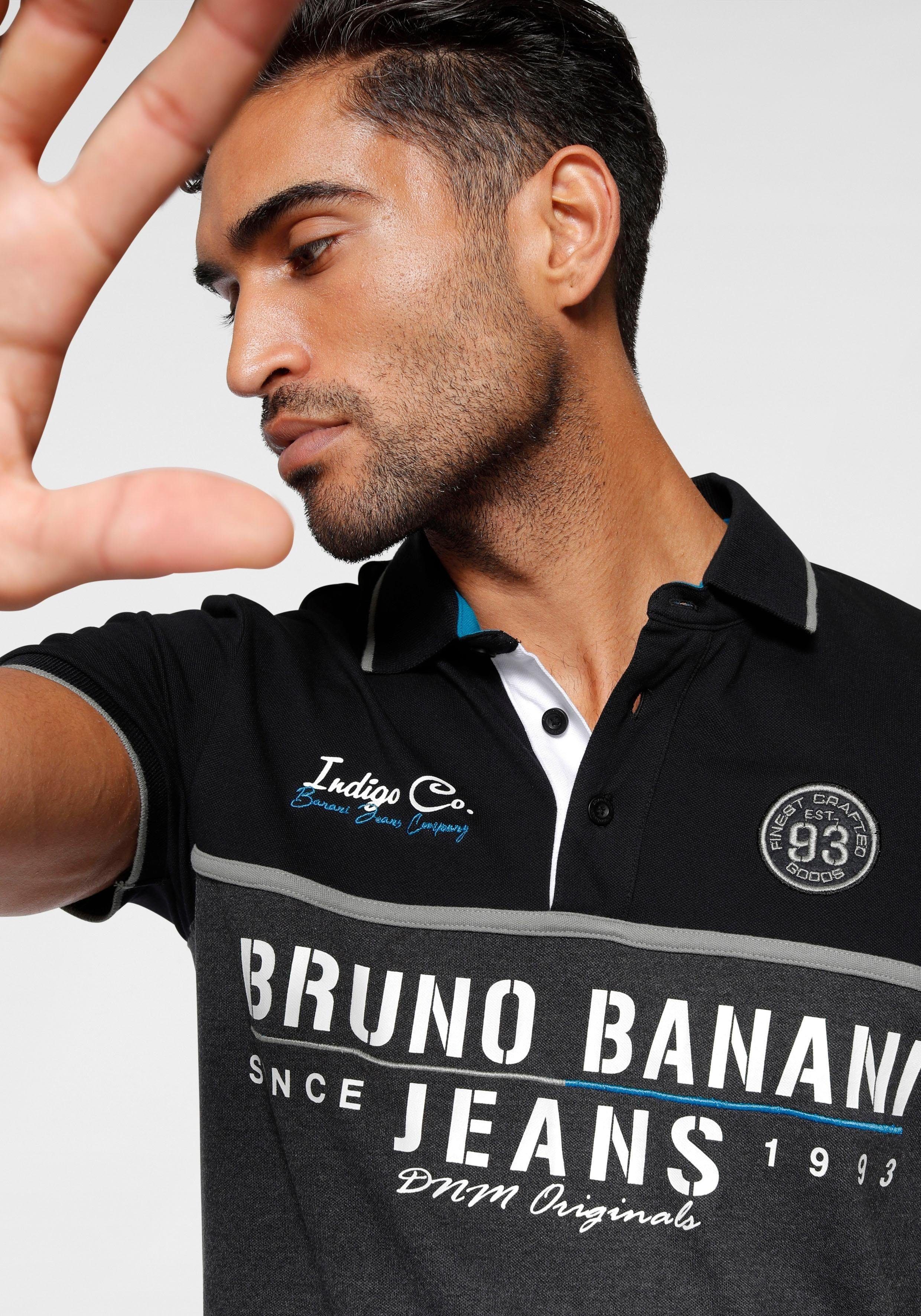 Bruno Banani Poloshirt Kurzarm, körpernahe Passform, mit Polokragen