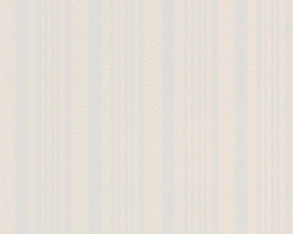 Meistervlies, Vliestapete Struktur gestreift, Überstreichbar Création Weiß A.S. Tapete Streifen, Streifen