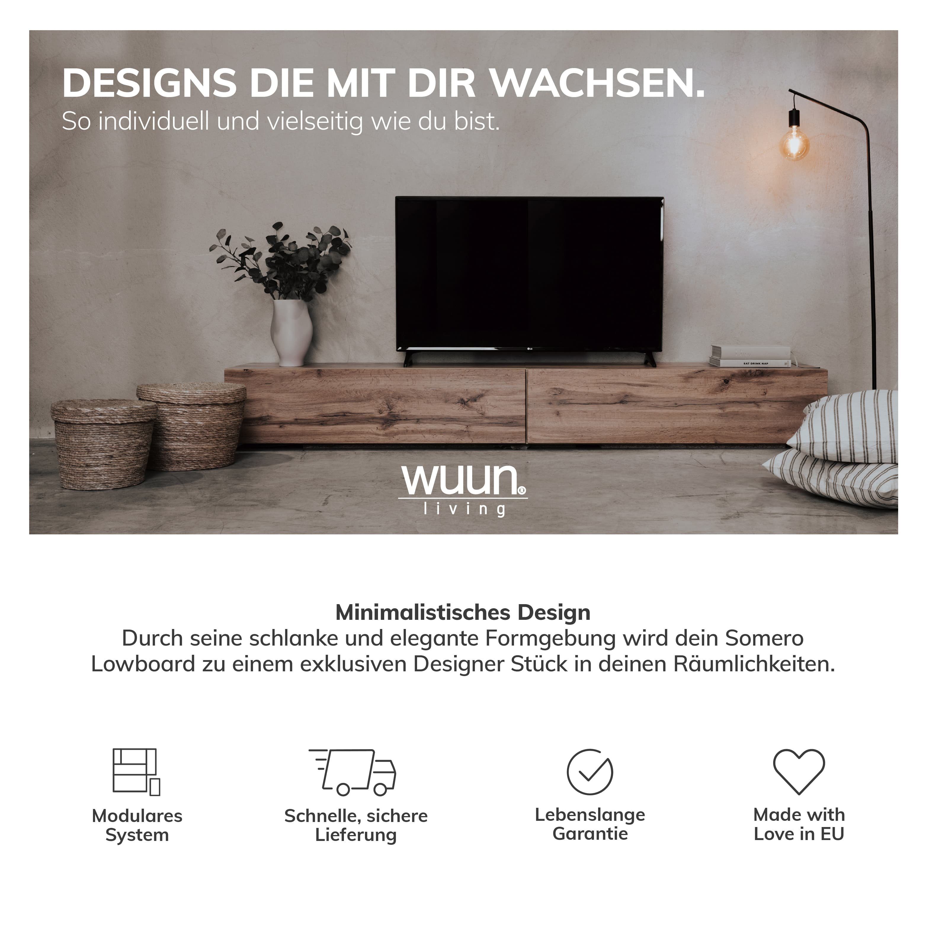 Wuun TV-Board Wuun® Somero Lowboard Tv-Board Wohnwand hängend günstig online kaufen