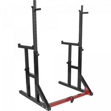 GORILLA SPORTS Kraftstation Squat Rack - mit Hantelset, Ablage, verstellbar - Langhantelständer, (1-tlg)