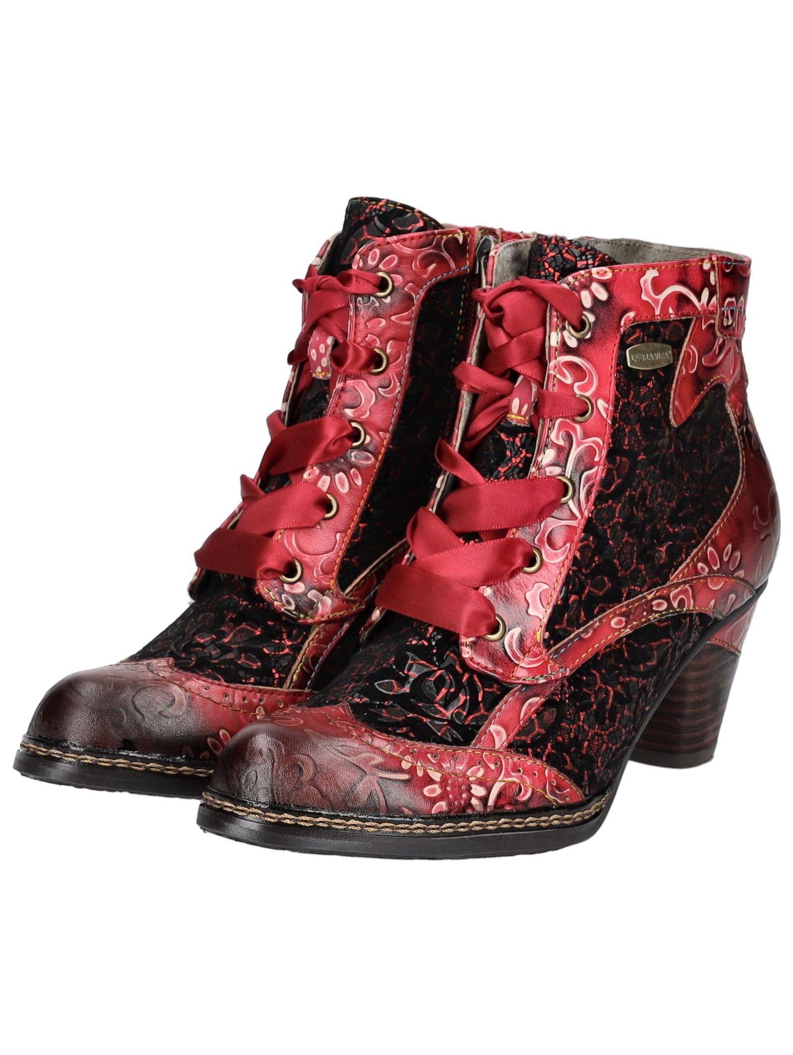 LAURA VITA LAURA VITA Stiefelette Leder/Textil Schnürstiefelette