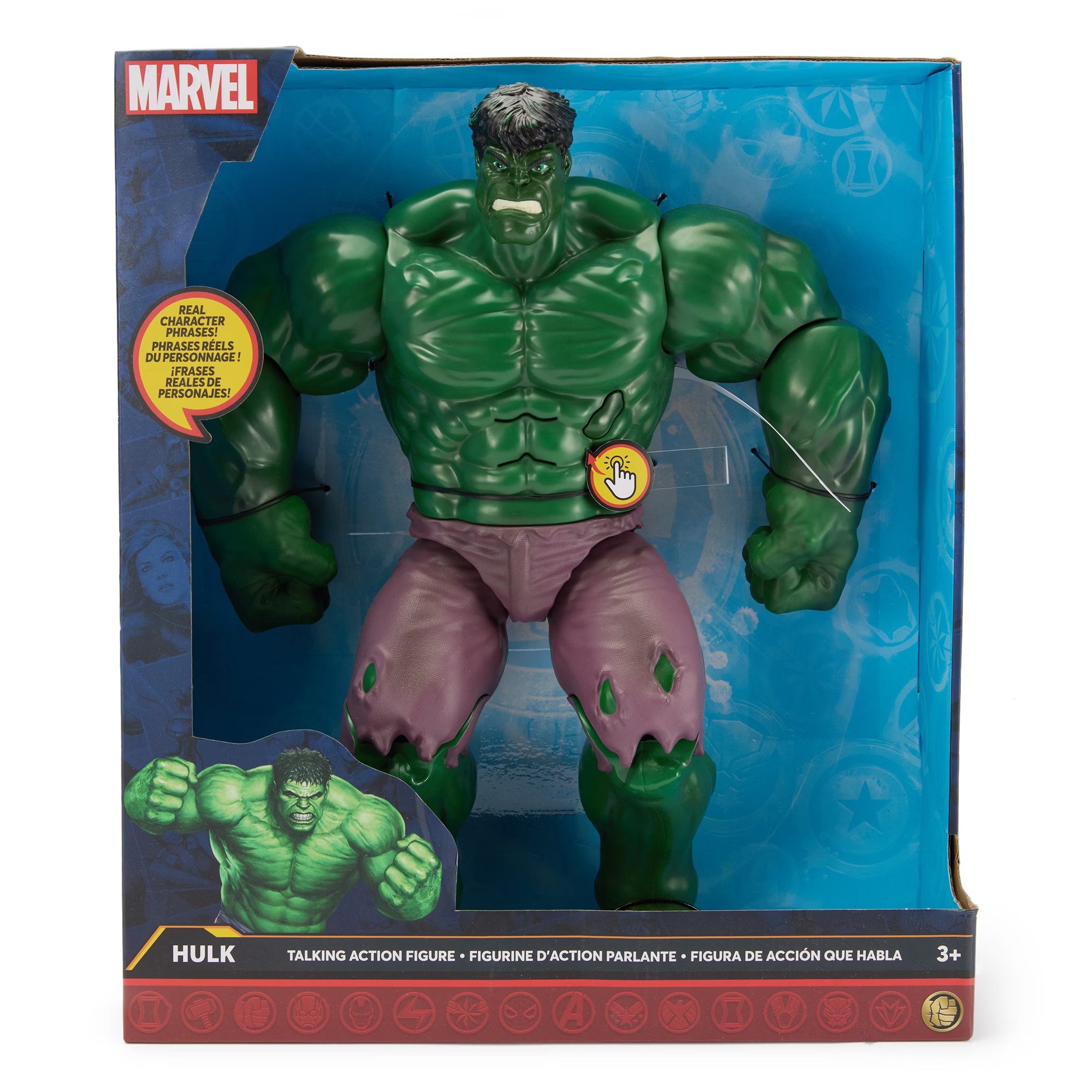 Disney Actionfigur XXL Hulk - interaktive Sprechende Actionfigur Marvel 45cm Disneyland