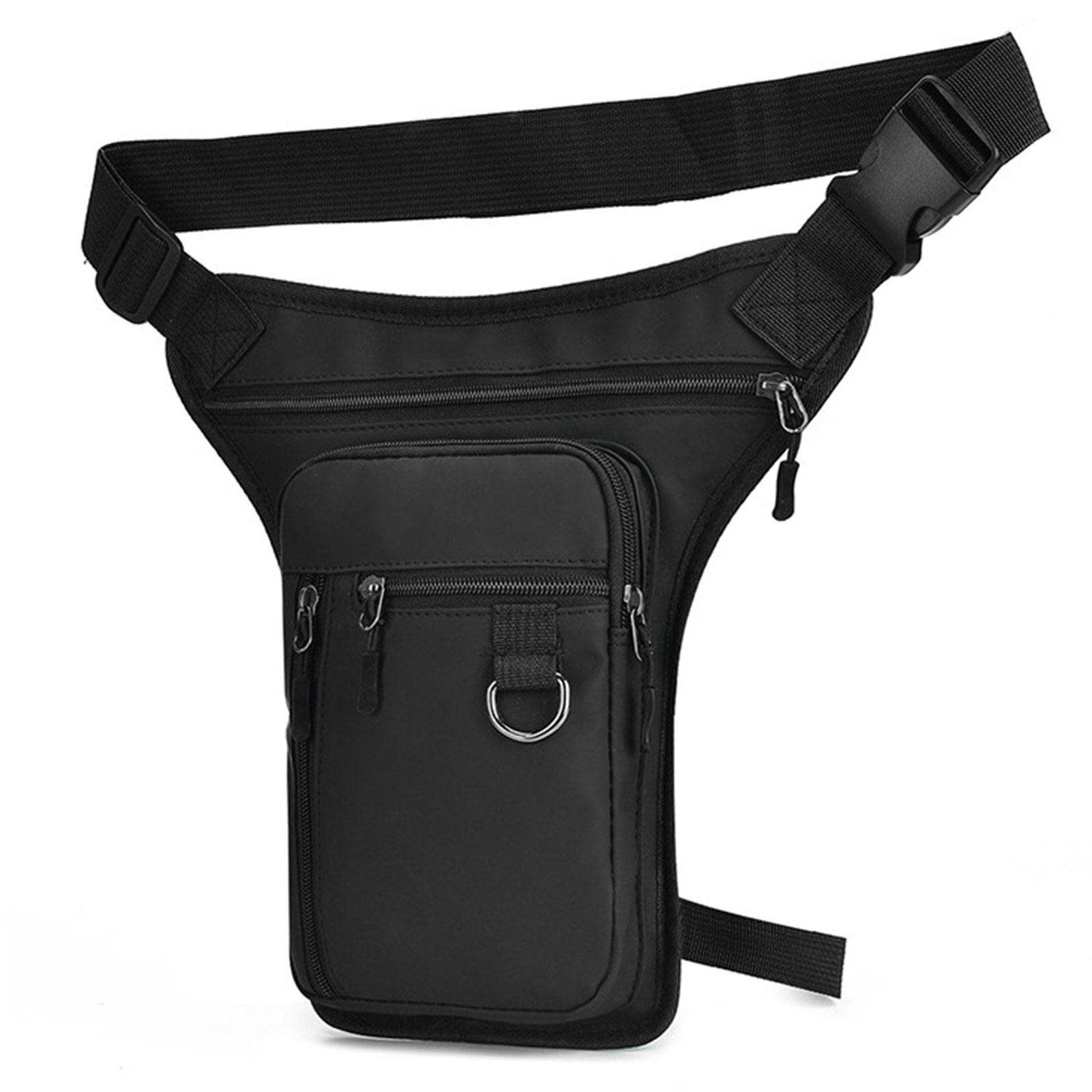 FOUORTUNATE-BEE Sporttasche Herren Bein Tasche Hüfttasche Outdoor Sporttasche Crossbody Bag, Beintasche Herren Radfahren Wandern Joggen Freizeit Outdoor Tasche