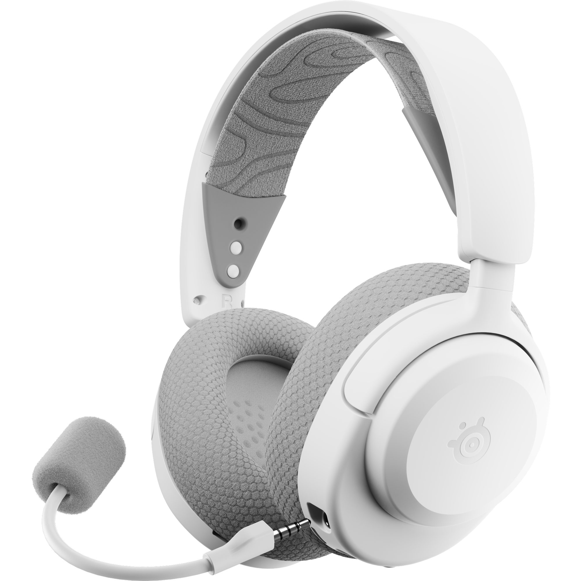 SteelSeries SteelSeries Arctis Nova 3P Wireless White, Gaming-Headset, (Für Headset (Plattformübergreifende Kompatibilität, Audio-Voreinstellungen für Call of Duty, Fortnite und mehr, Optimiertes Schnellladen, Dual-Gelenk-Design, Neodym-Magnettreiber, Quick-Switch Bluetooth, USB-C Plug & Play, 360° Raumklang, Arctis Companion Mobile App)