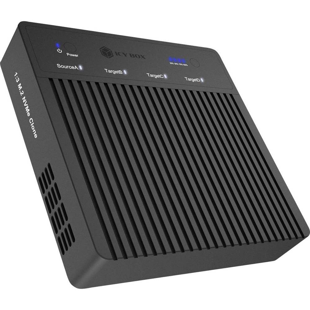 ICY BOX Festplatten-Dockingstation IB-4013MCL-C4 USB-C® (USB4) M.2 PCIe NVMe Klonstation mit