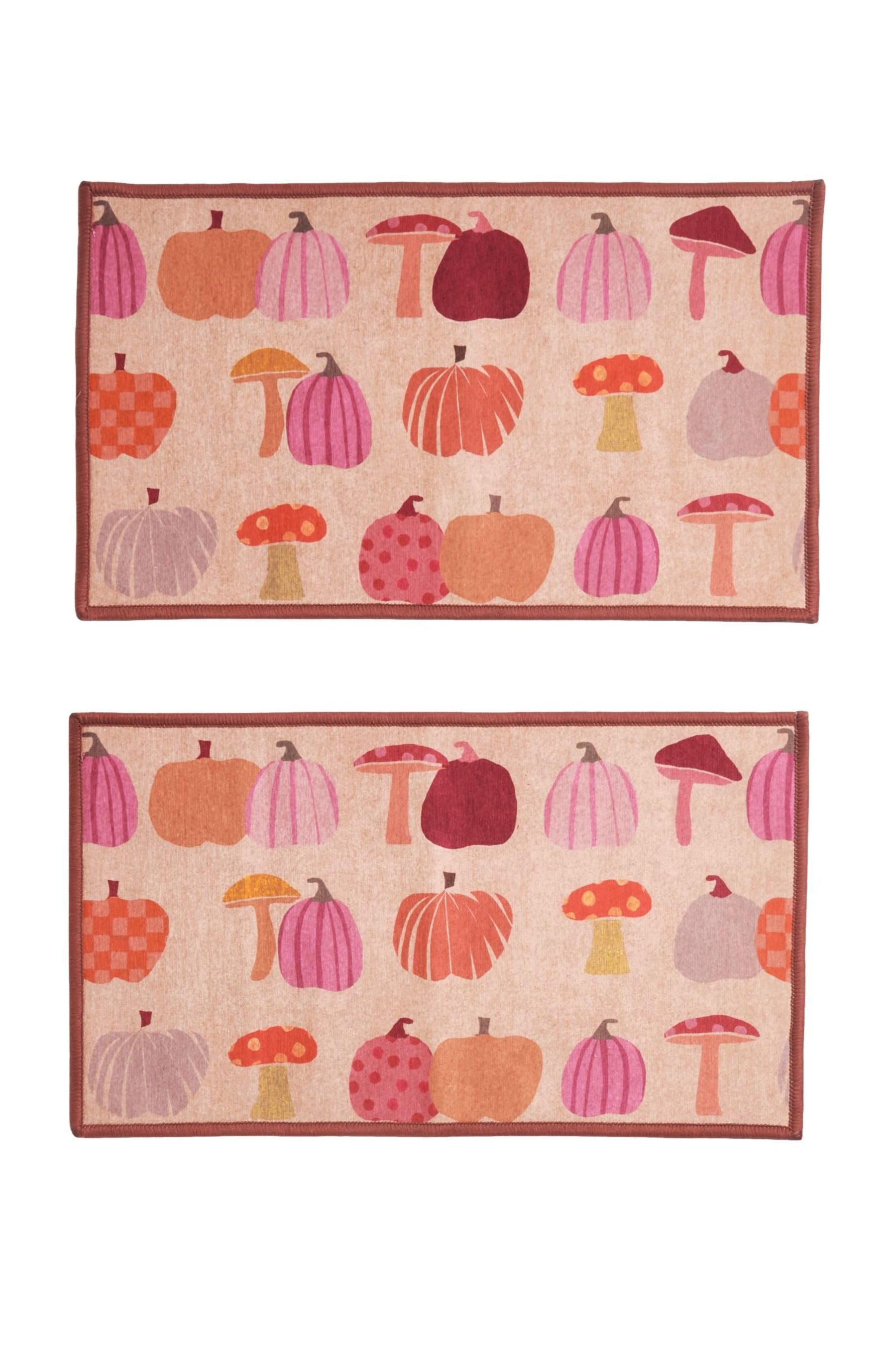 Next Fußmatte Waschbare Türmatten im 2er-Set, Kürbis günstig online kaufen