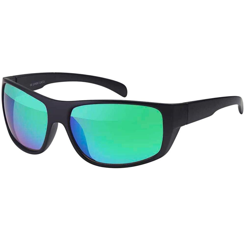 BEZLIT Eyewear Sonnenbrille Sportliche Sonnenbrille (1-St) mit schwarzen Linsen Grün