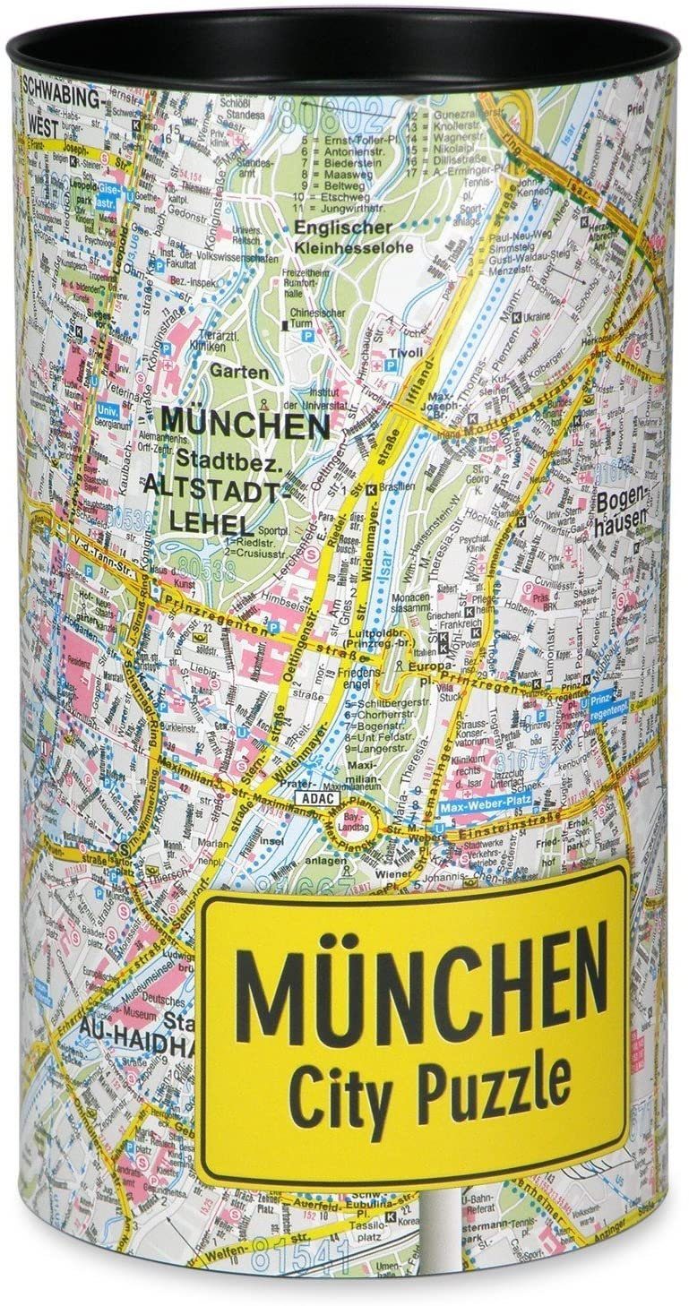 CityPuzzle Puzzle Städtepuzzle 500 Teile München Premium Puzzle Erwachsenenpuzzle Spiele, 500 Puzzleteile