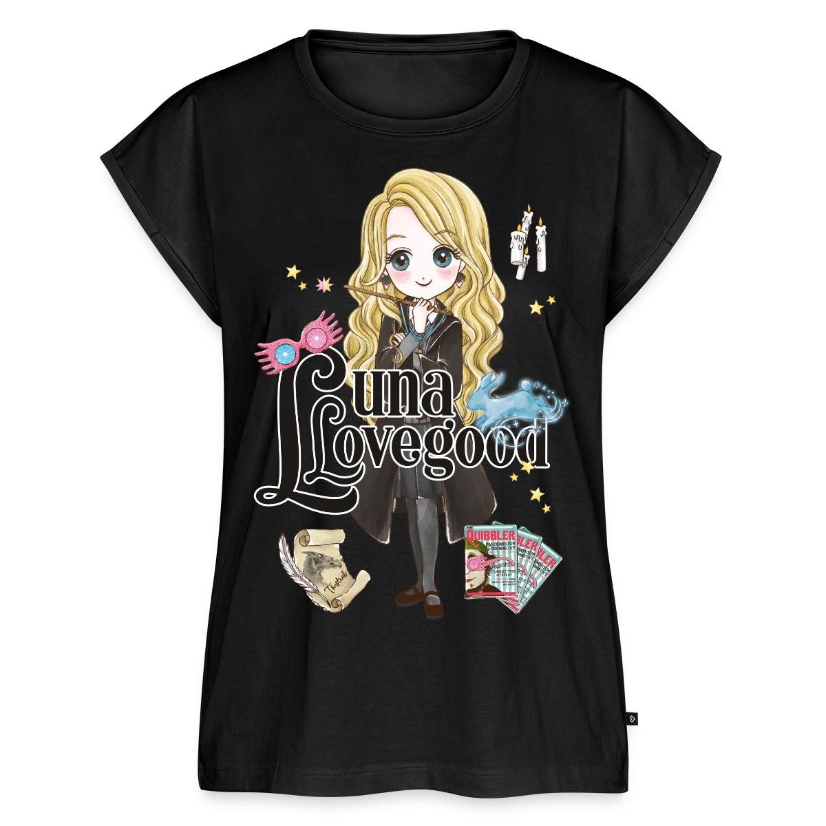 Spreadshirt T-Shirt Harry Potter Luna Lovegood Damen Casual Relaxed T-Shirt (1-tlg)