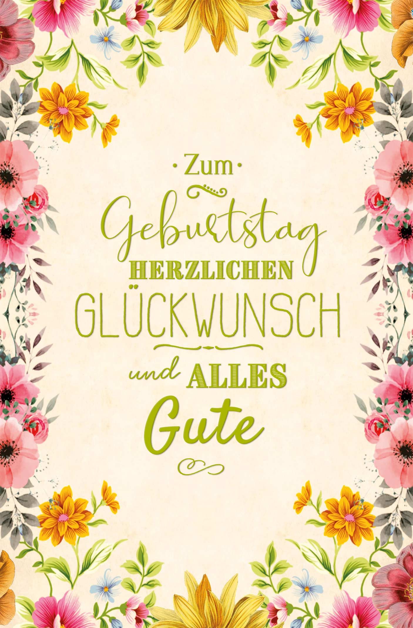 Skorpion Grußkarten Geburtstag - Glückwunschkarte im Format 11,5 x 17 cm mit Umschlag