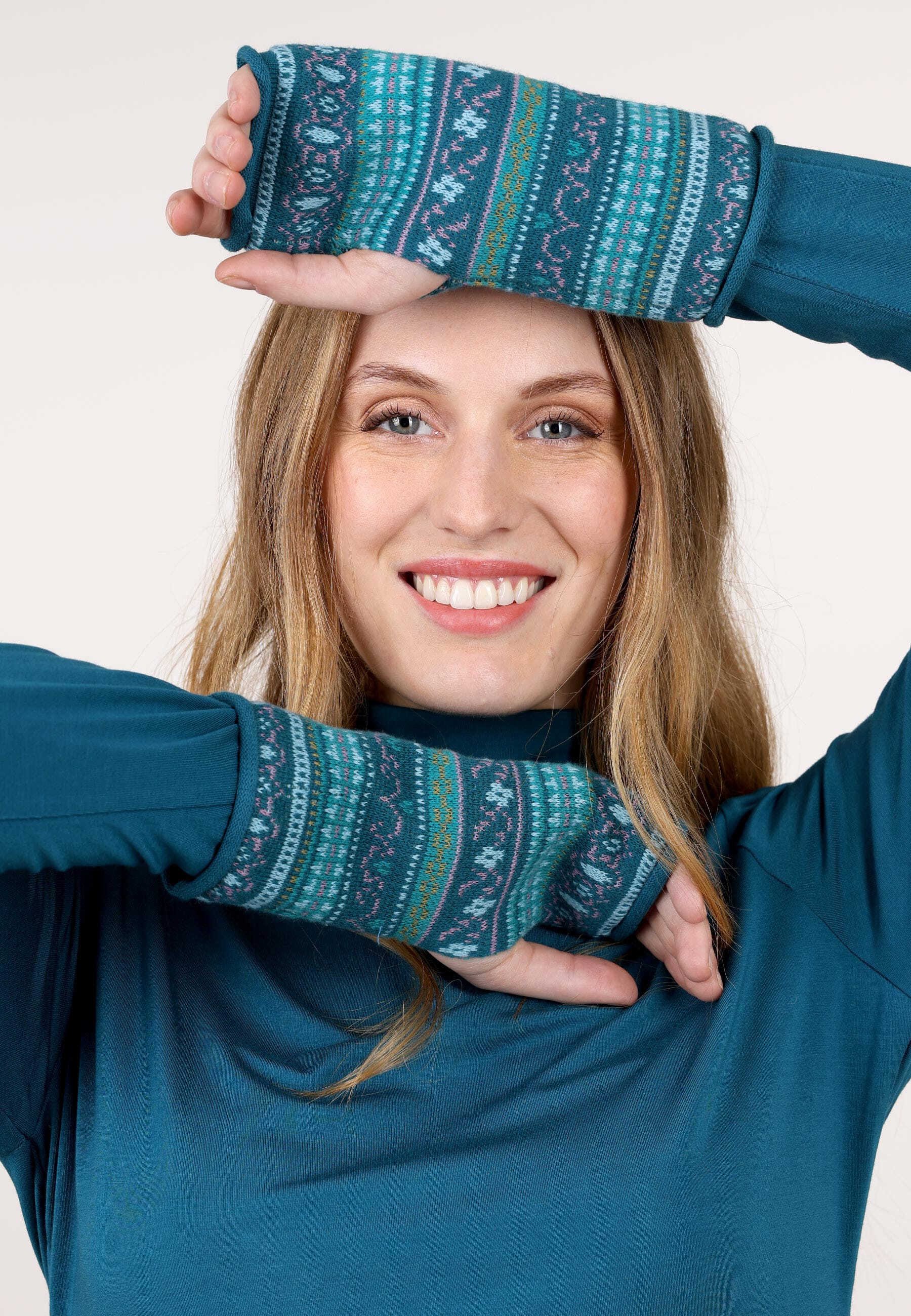 Sorgenfri Sylt Armstulpen Cariba Fair Isle