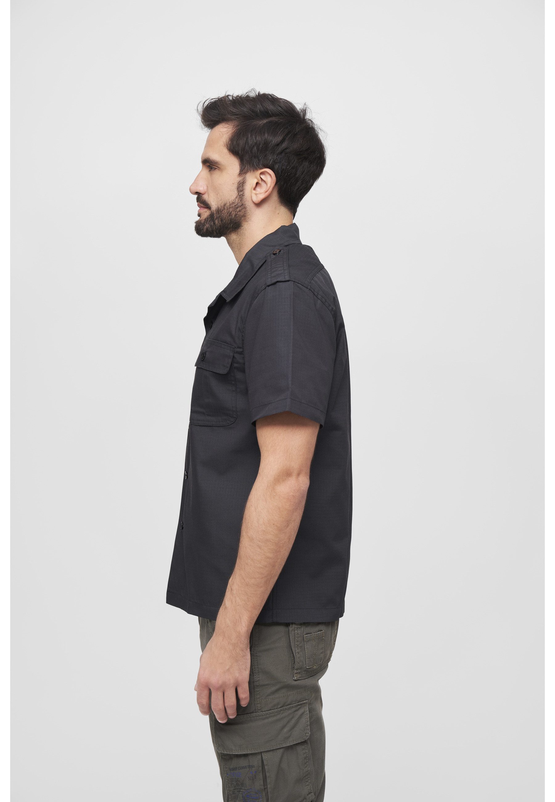 Brandit Langarmhemd Brandit Herren US Shirt Ripstop shortsleeve (1-tlg)