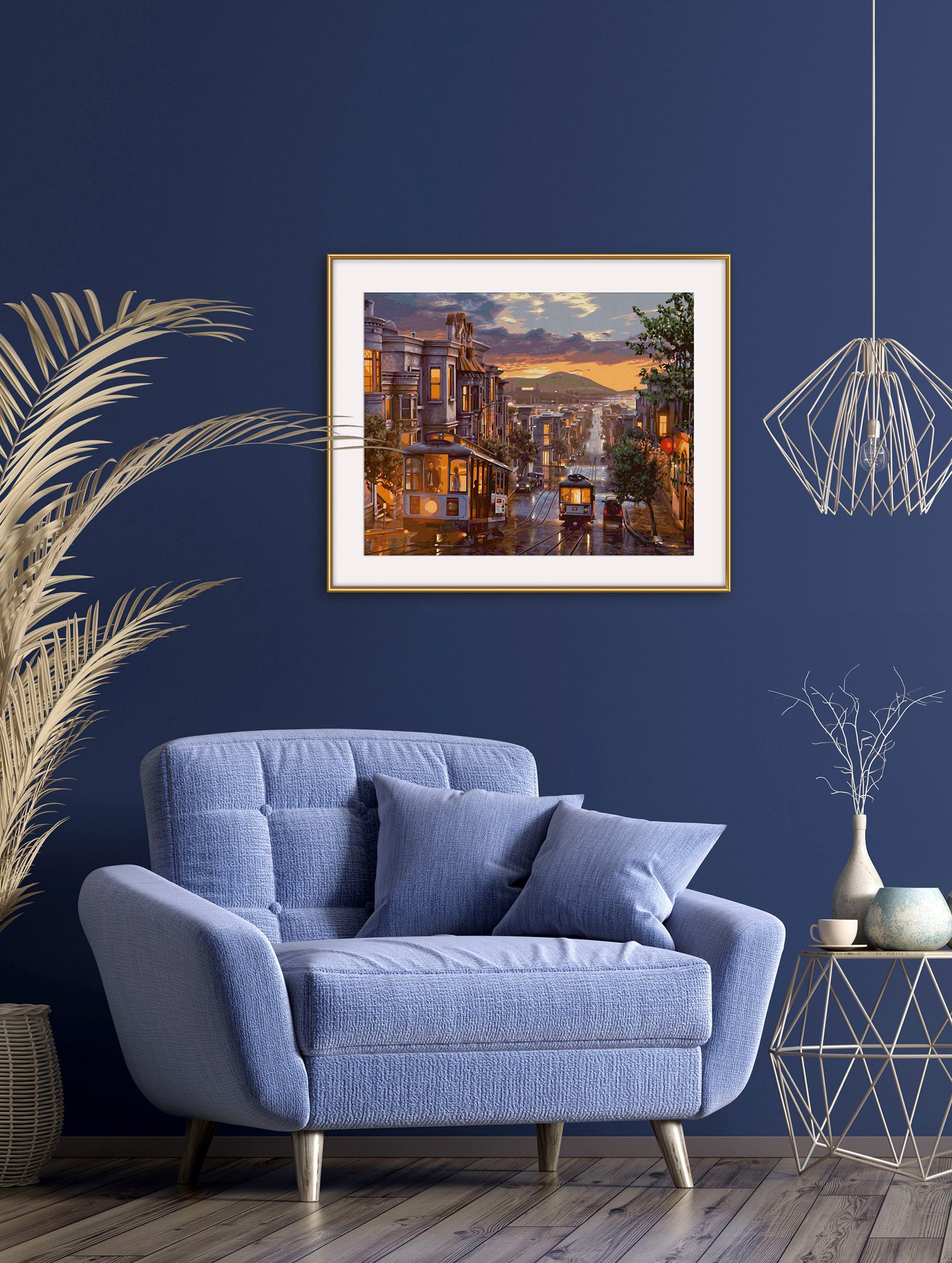 Schipper Malen nach Zahlen Meisterklasse Premium - Abendstimmung in San Francisco, Made in Germany