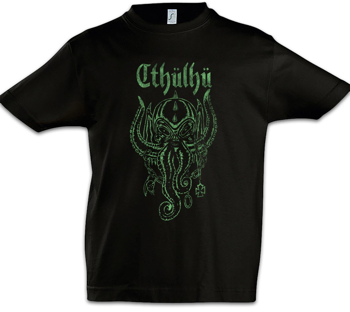 Print-Shirt Cthülhü Kinder T-Shirt H. P. Lovecraft Miskatonic R´LYEH Cthulhu Call