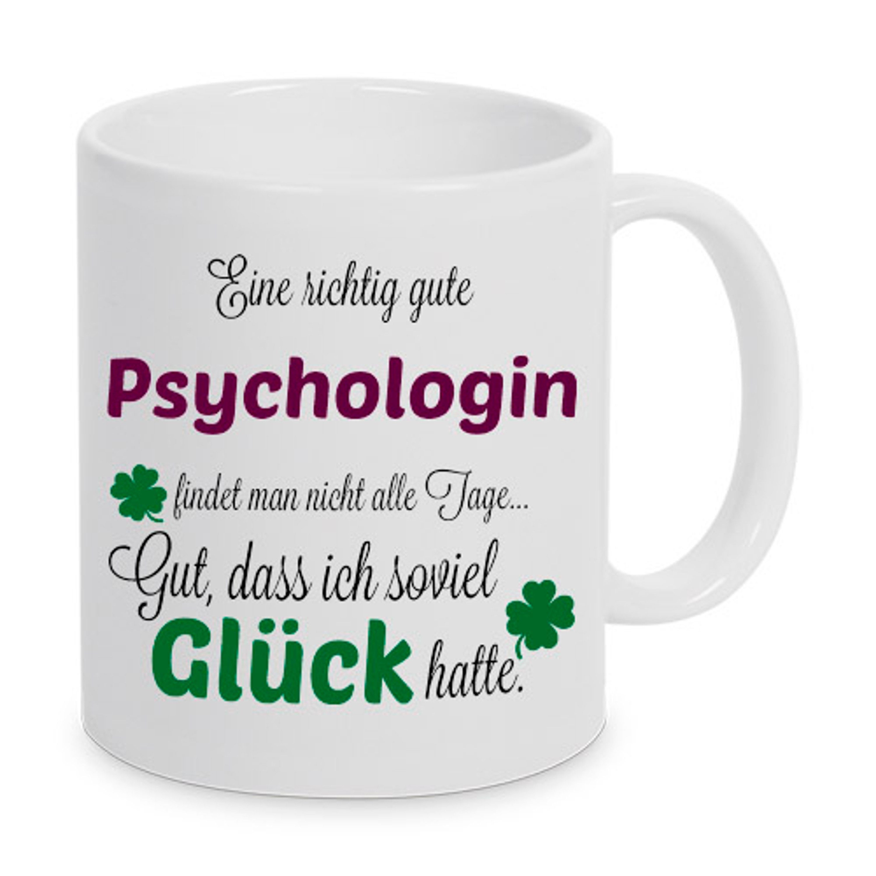 TASSENKING Tasse, Eine gute Psychologin... - Tasse - Kaffeebecher - Geschenk