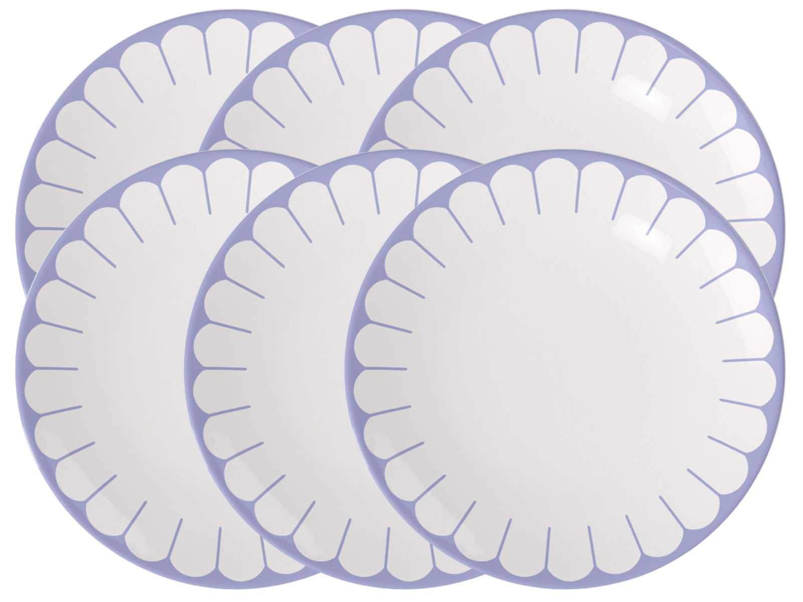 Villeroy & Boch Speiseteller Fleur bleu Speiseteller 26,5cm Set6