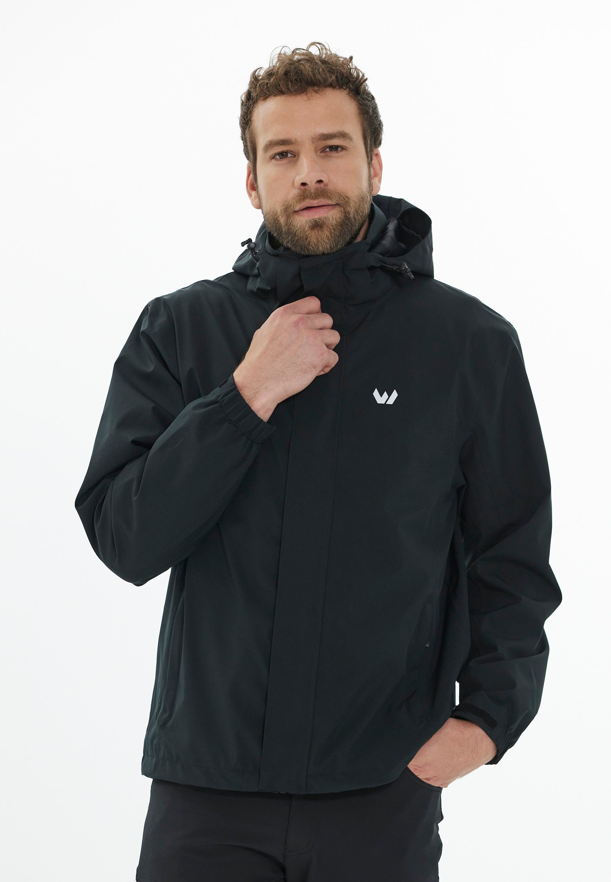 WHISTLER Outdoorjacke Nasar mit verstellbarer Kapuze schwarz