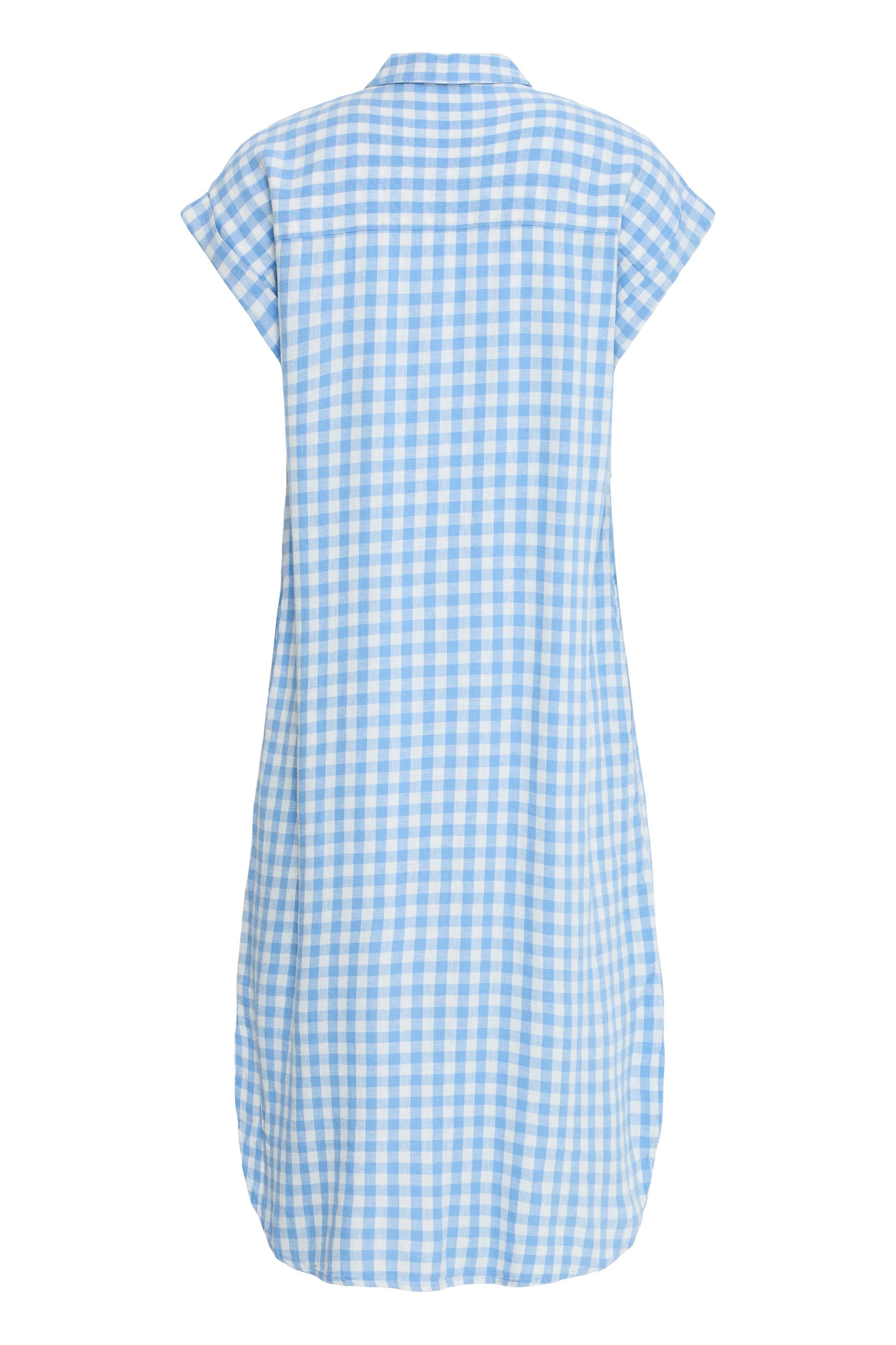 DELLA ROBBIA BLUE CHECK