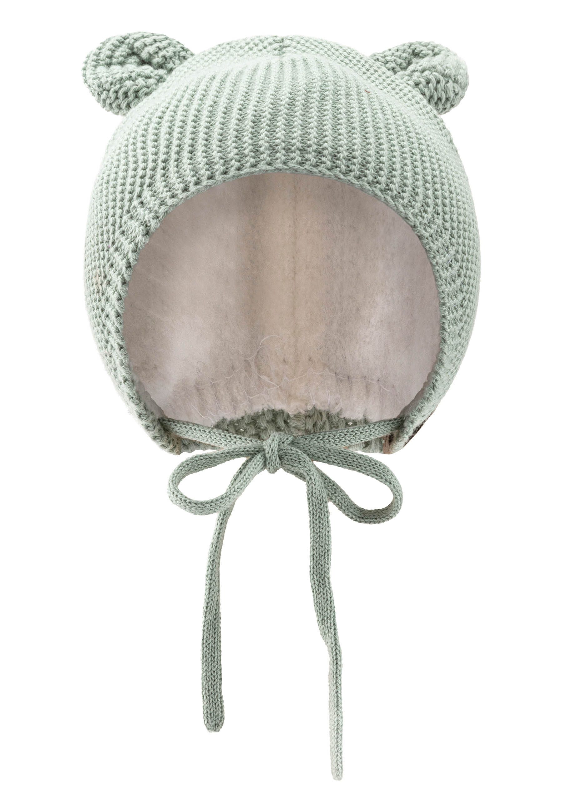 Sterntaler® Strickmütze GOTS Strickmütze Ohren (1-St)