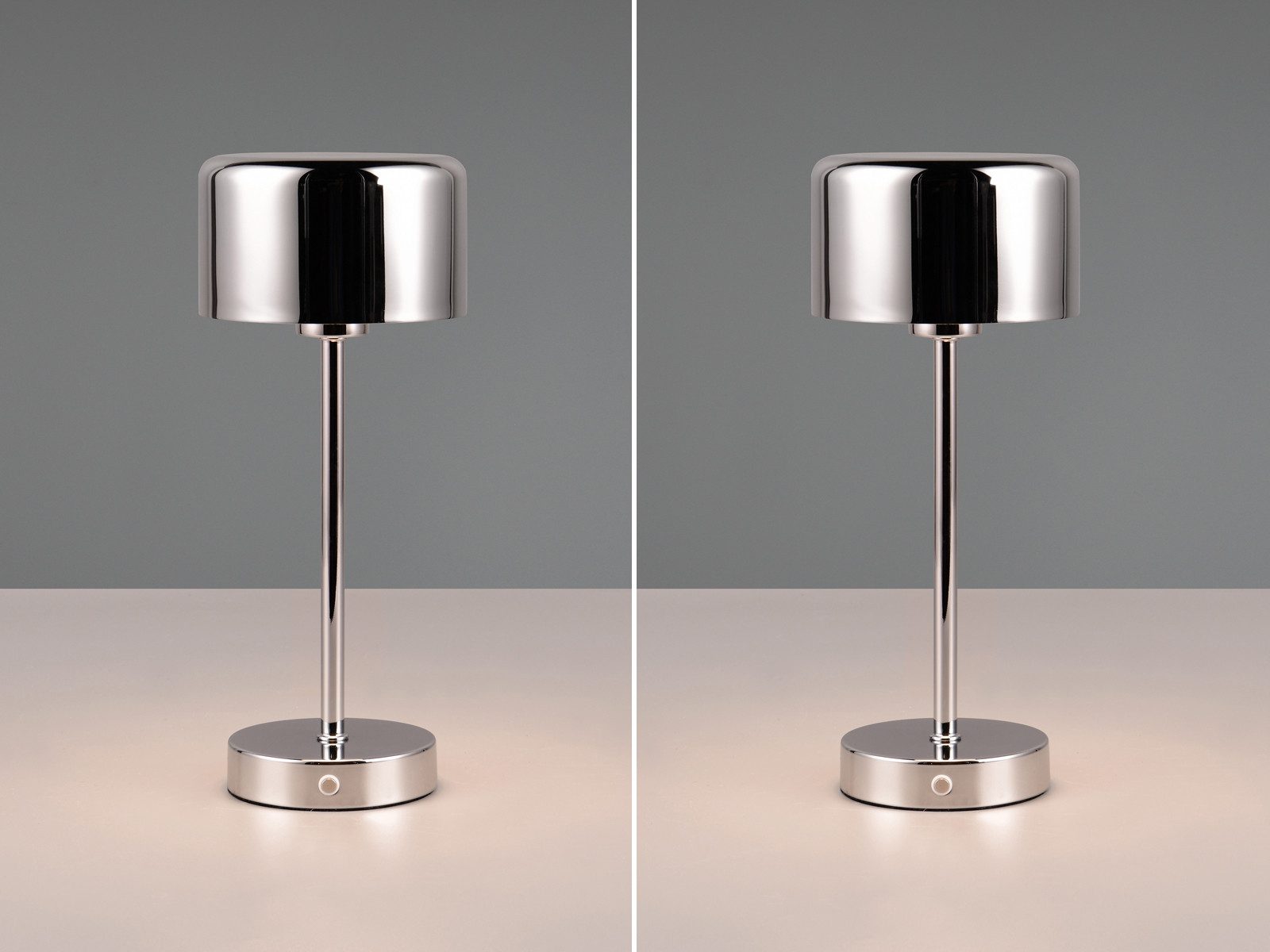 Reality Leuchten USB-Tischleuchte, 2er SET ohne Strom-kabel kabellos-e Akku günstig online kaufen