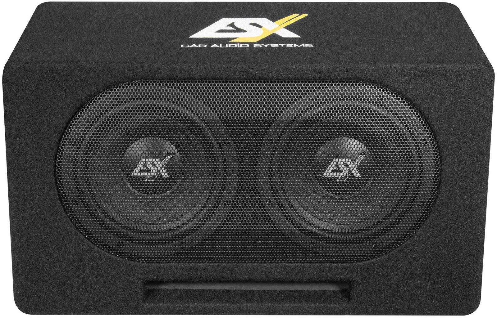 Reflexbox Dual Watt ESX DBX-208Q mit Auto-Subwoofer DBX 800