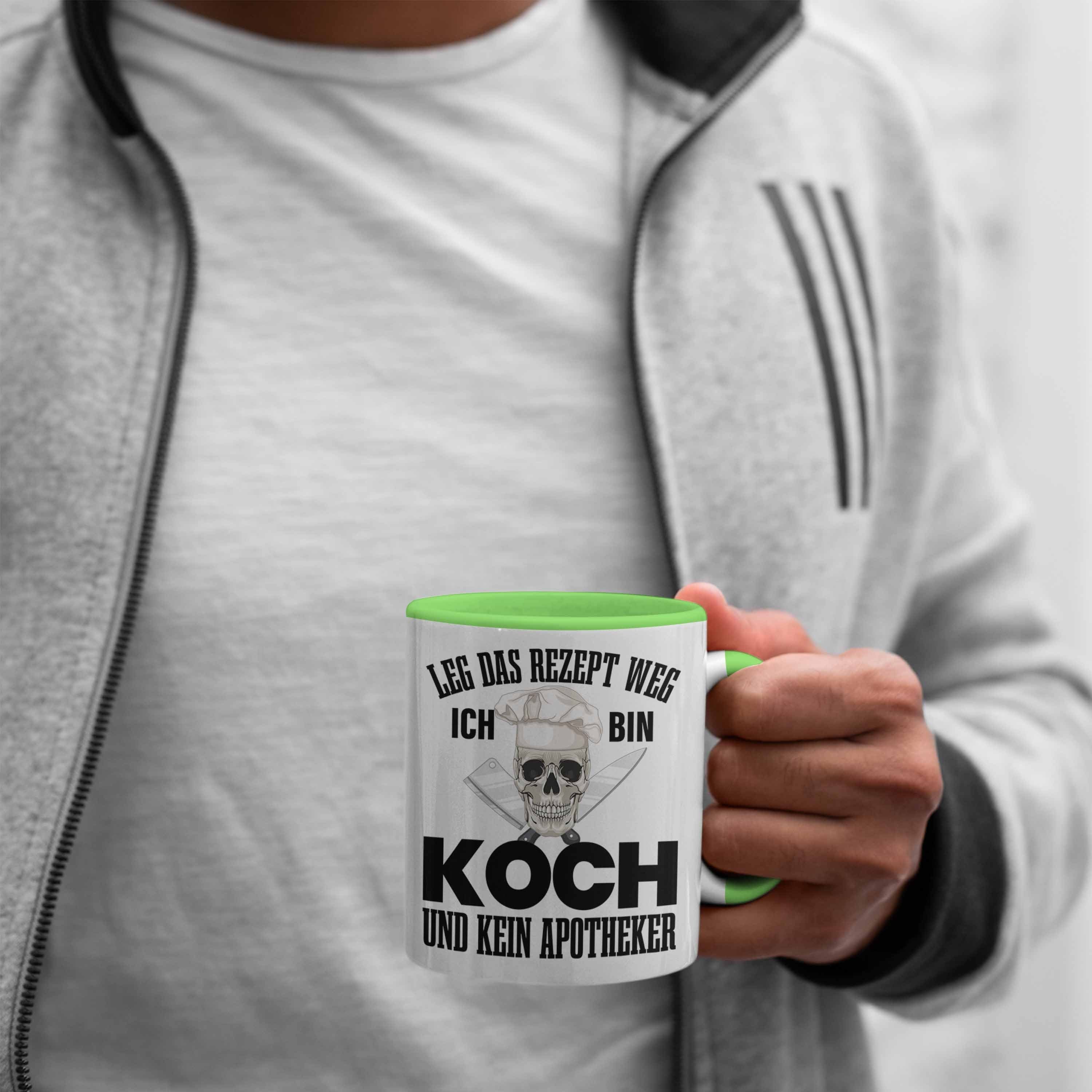 Lustig - Männer Geschenke für Tasse Grün Geschenk Koch Trendation Trendation Frauen Tasse Köchin Geschenkidee Koch