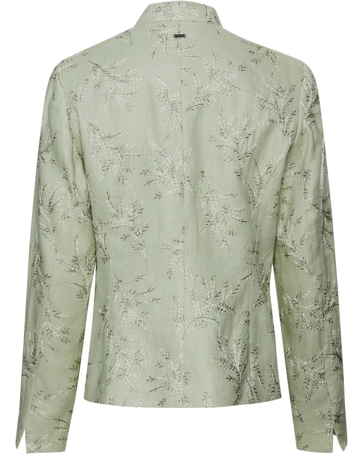 White Label Jackenblazer Leinen-Stehkragenjacke