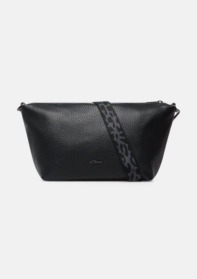 s.Oliver Umhängetasche Tasche, Tasche mit Logo-Platte und verstellbarem Gurt