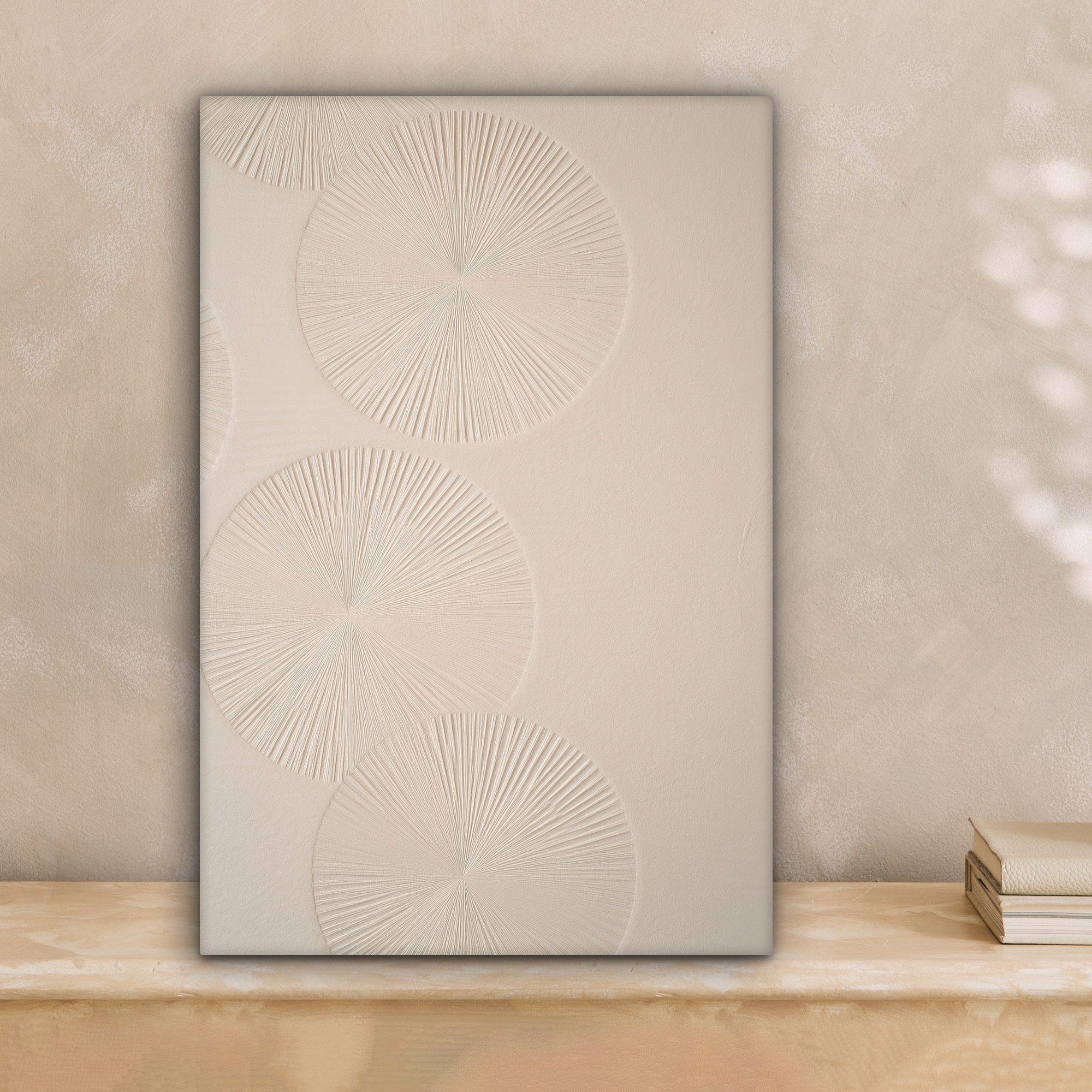 OneMillionCanvasses® Leinwandbild Japandi - Beige - günstig online kaufen