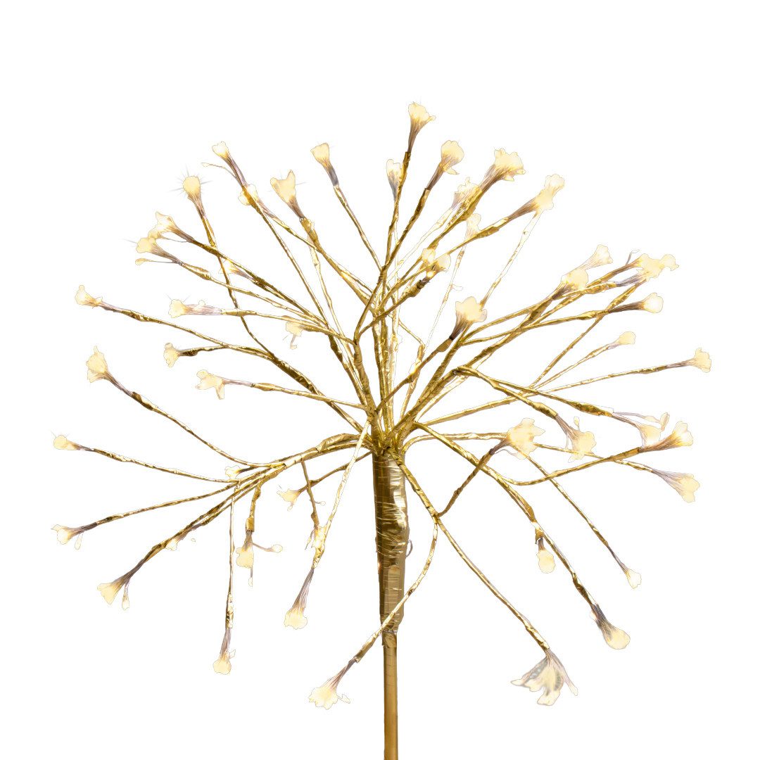 Gartenpirat LED Baum Weihnachts-Lichterbaum Ø 45 cm 600 Mikro-LED warmweiß Timer, LED fest integriert, Warmweiß