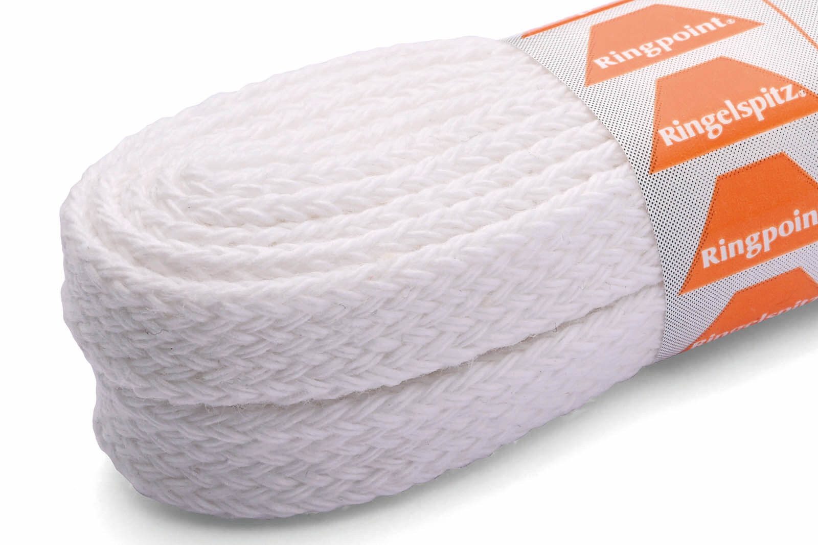 Ringelspitz Schnürsenkel flach Sport – Zuverlässige Begleiter für Sportschuhe, - Ø 8-9 mm - Breite Form für maximalen Halt
