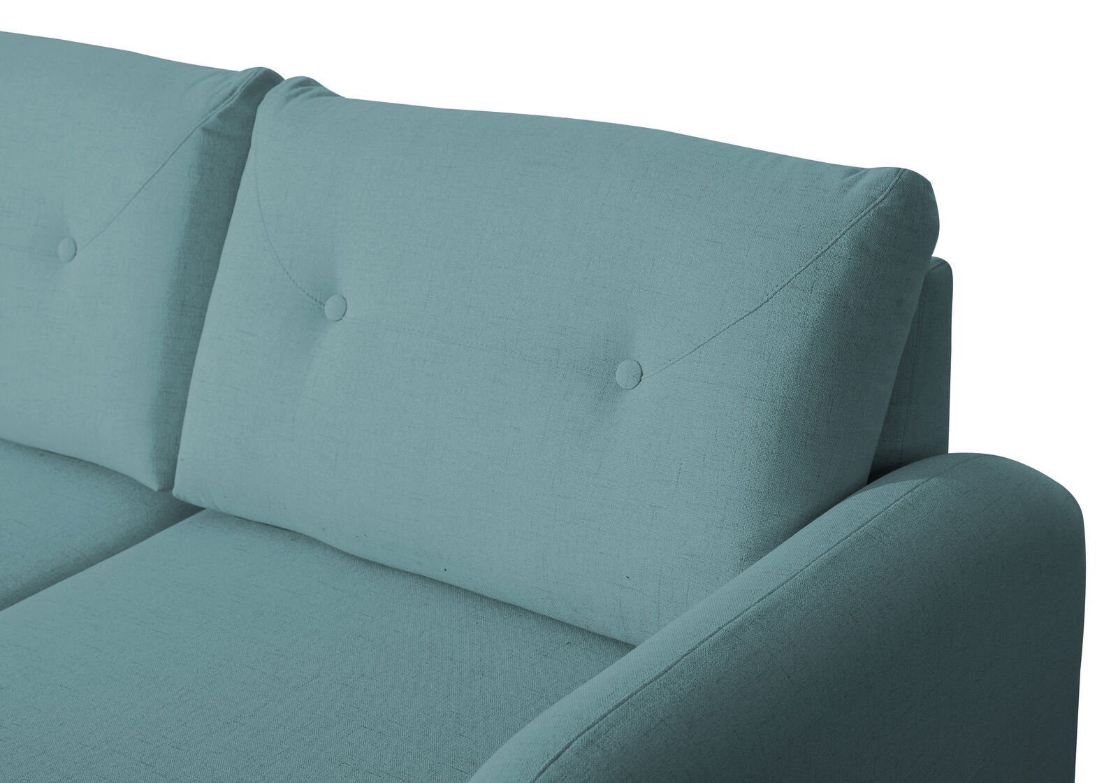 Design, Ecksofa Blau Wohnlandschaft in Bettfunktion Made U-Form Europe JVmoebel Stoff Couch Ecksofa